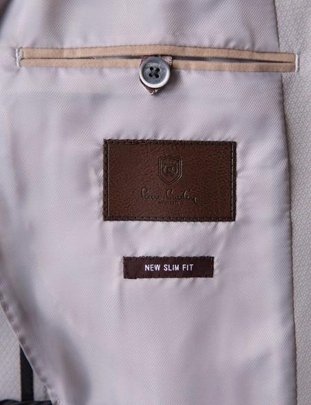 Gri Ekstra Slim Fit Ceket - 50203519128