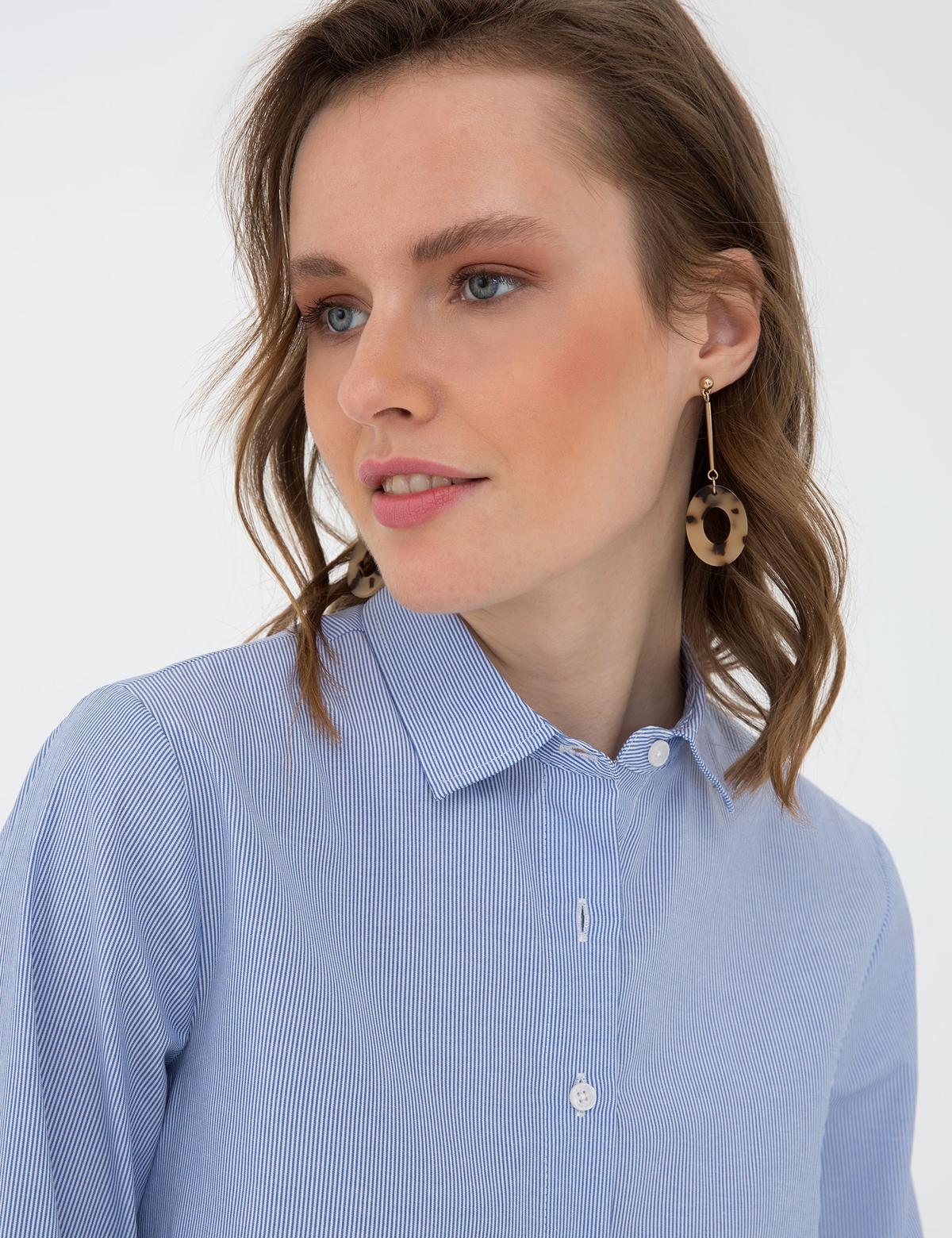 Mavi Slim Fit Uzun Kollu Gömlek - 50204390001