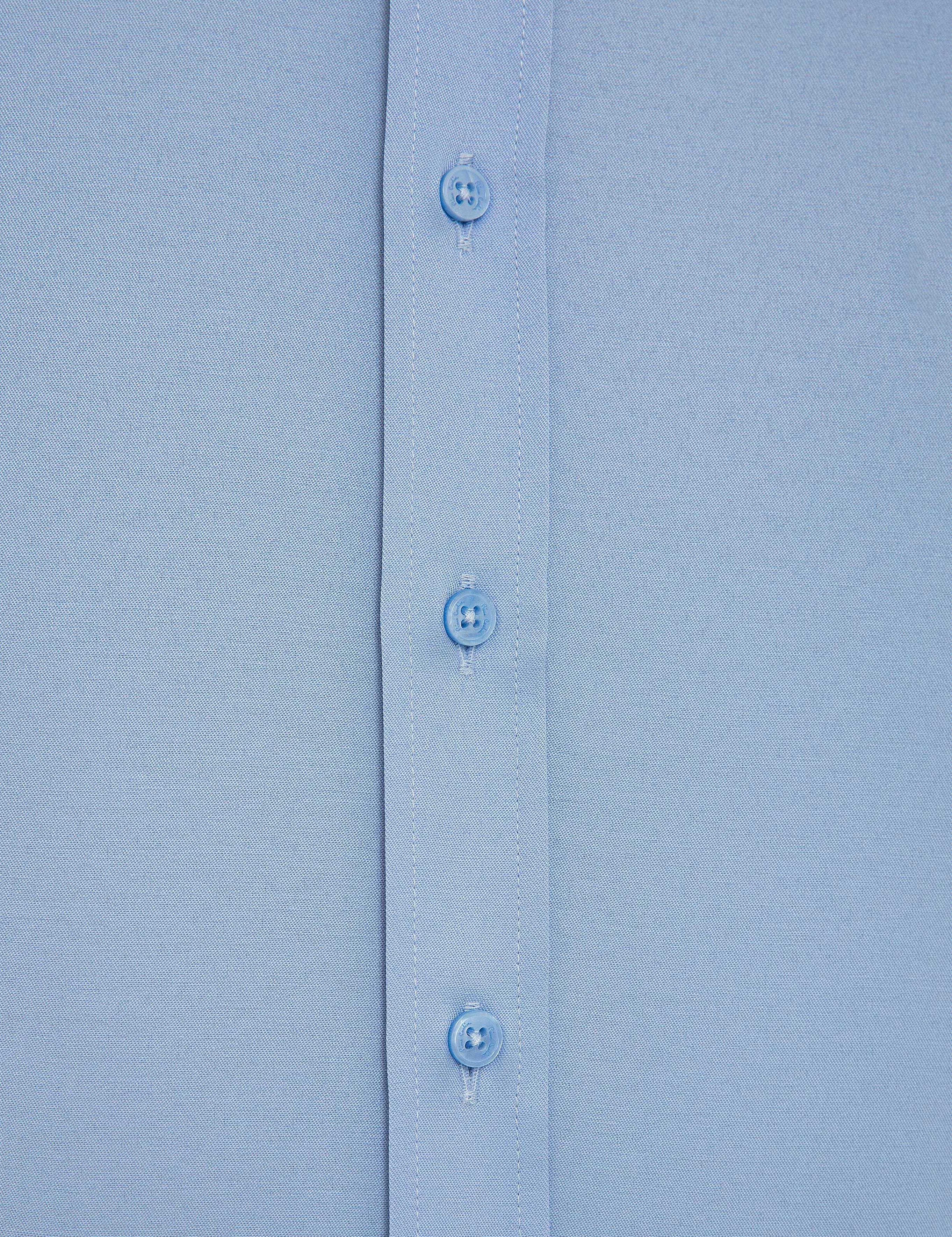 Mavi Slim Fit Uzun Kollu Basic Gömlek