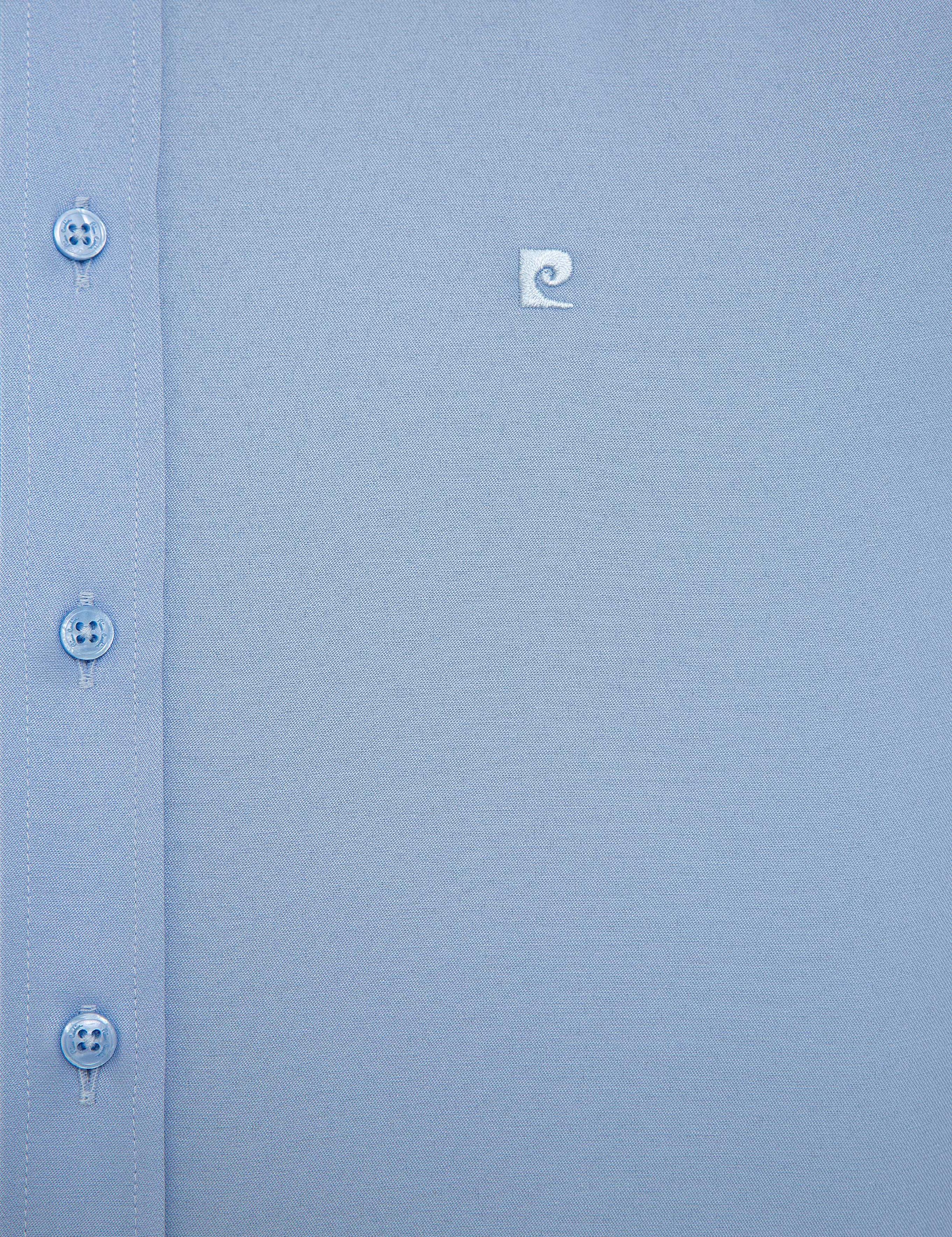 Mavi Slim Fit Uzun Kollu Basic Gömlek
