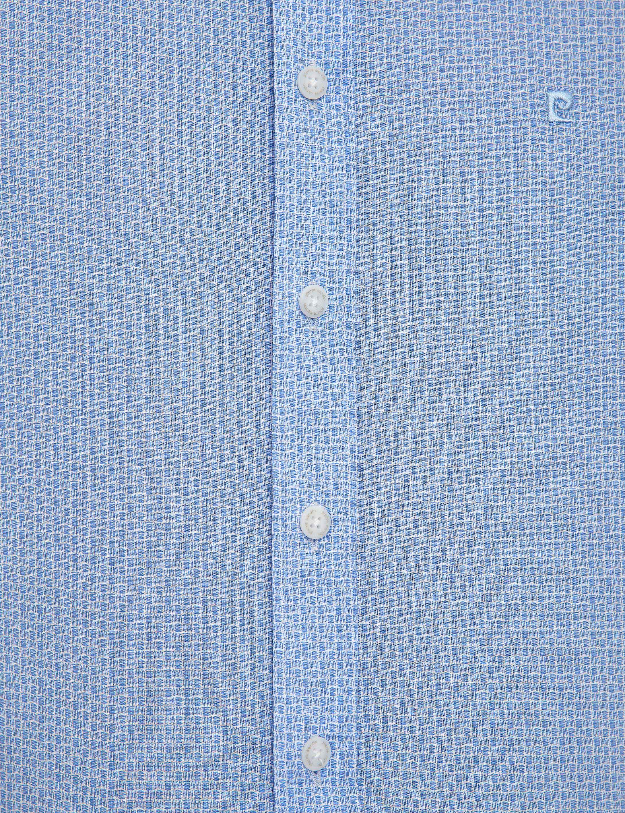 Mavi Slim Fit Gömlek - Image 6