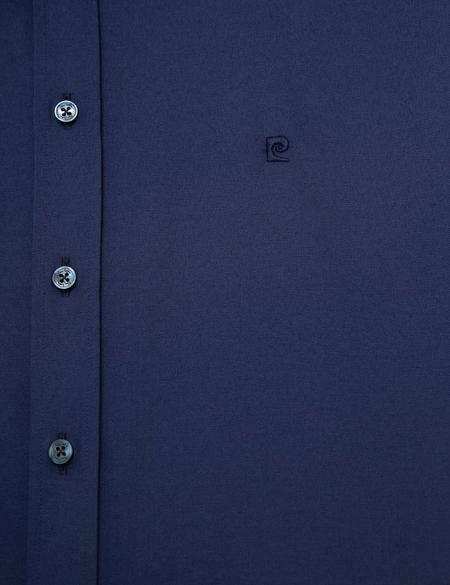 Lacivert Regular Fit Uzun Kollu Basic Gömlek - 50227058034