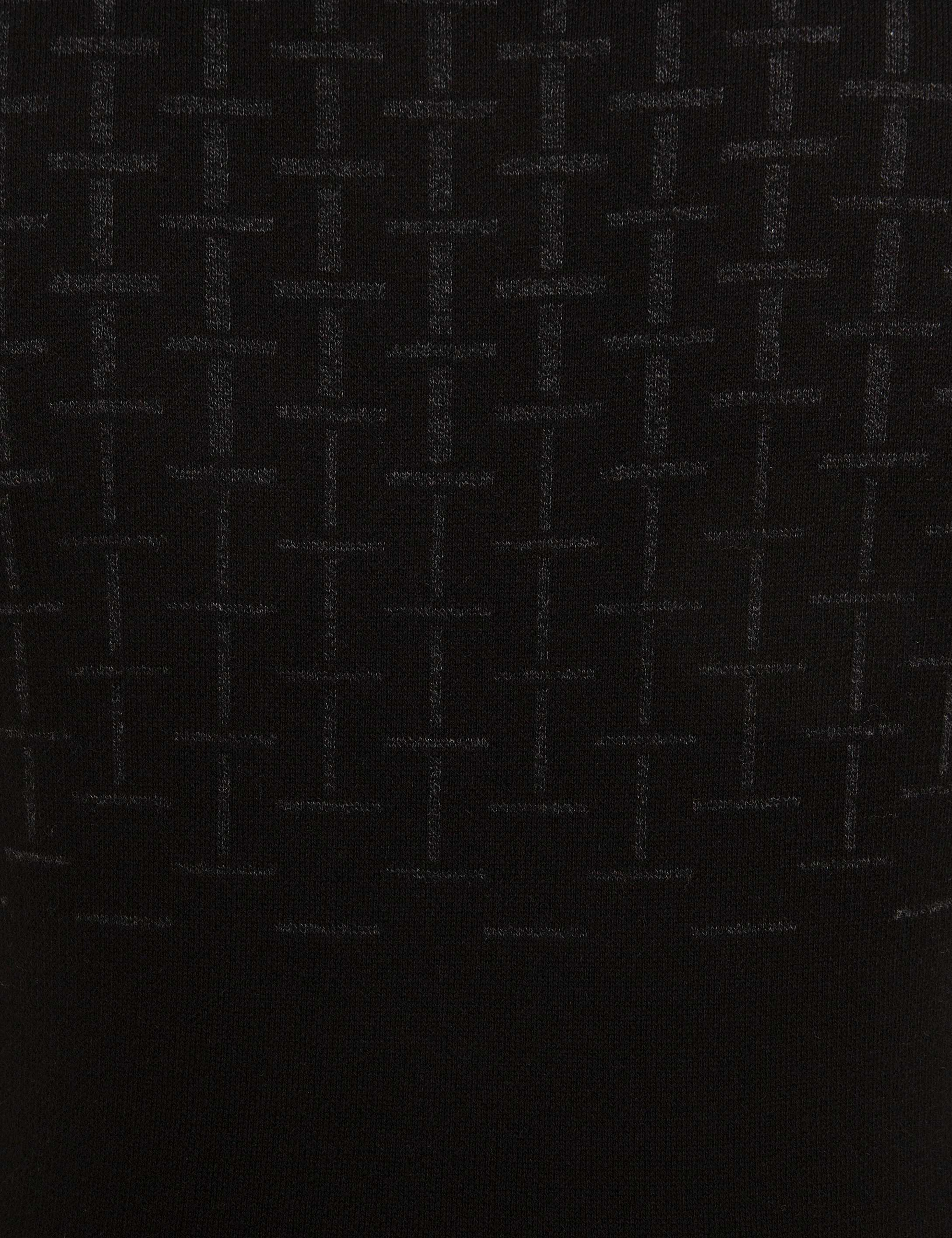 Siyah Slim Fit Triko Kazak
