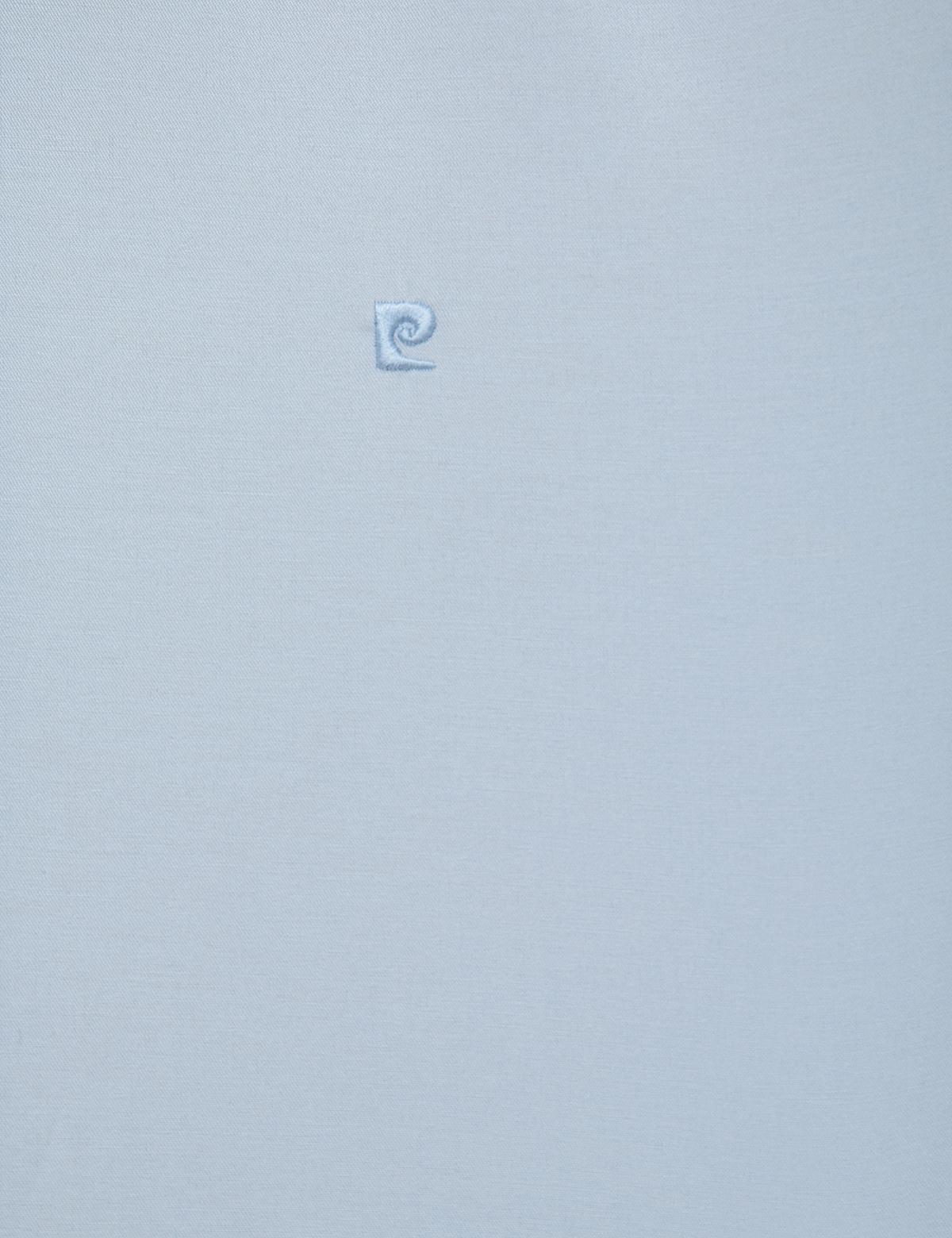 Açık Mavi Slim Fit Uzun Kollu Basic Gömlek - 50227059043