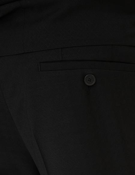 Siyah Yelekli Ekstra Slim Fit Damatlık - 50220559005