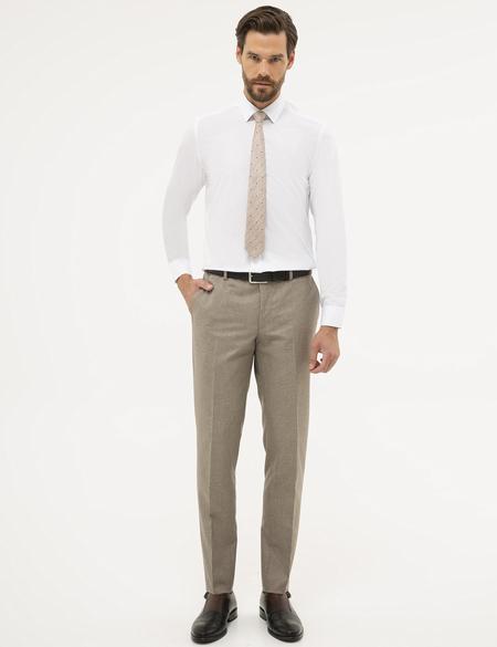 Beyaz Slim Fit Basic Gömlek - 50231260014