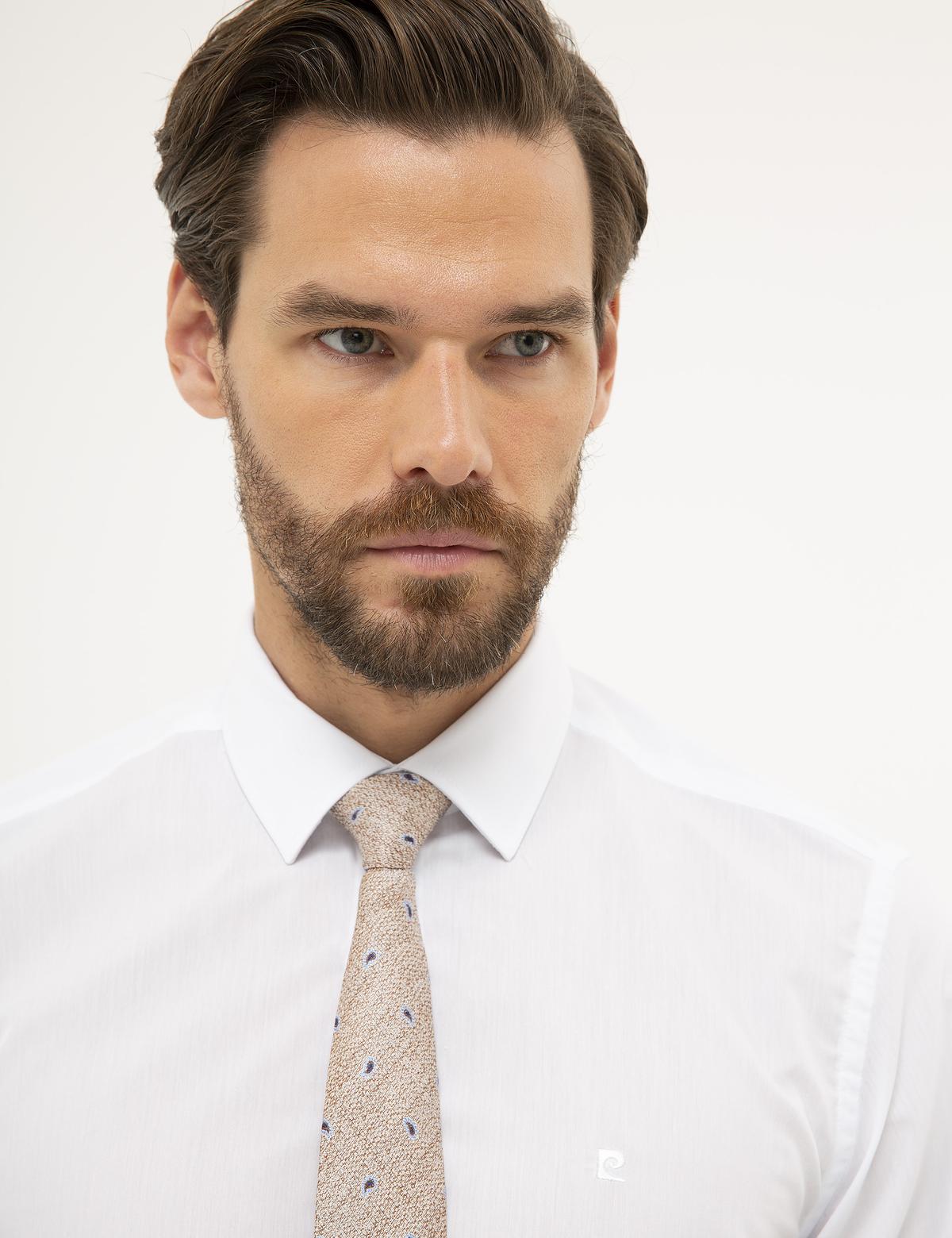 Beyaz Slim Fit Basic Gömlek - 50231260014