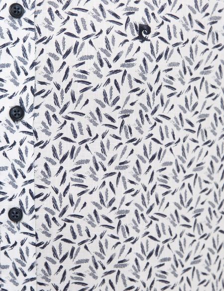 Lacivert Regular Fit Kısa Kollu Gömlek - 50227434008