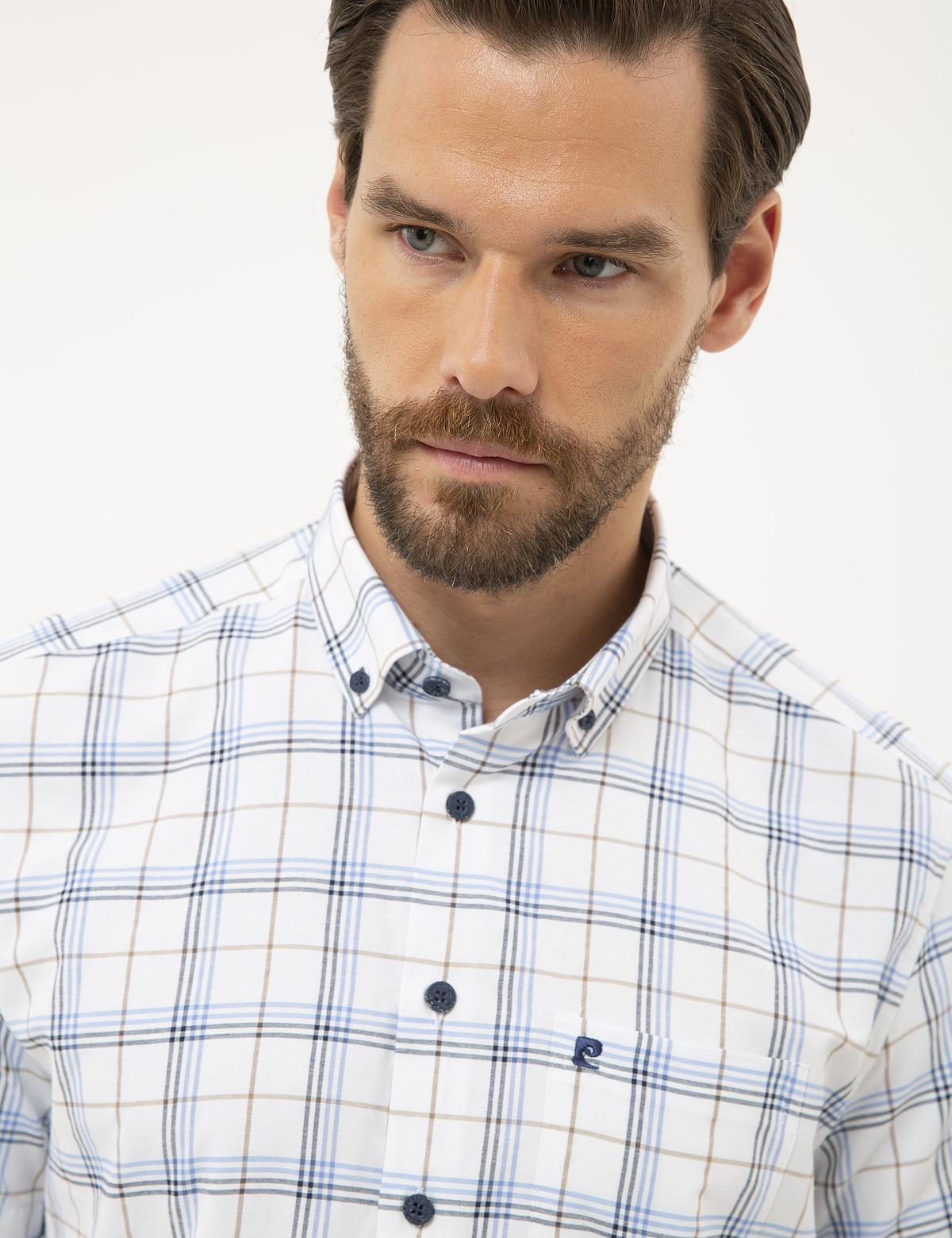 Lacivert Regular Fit Kısa Kollu Gömlek - 50227427008