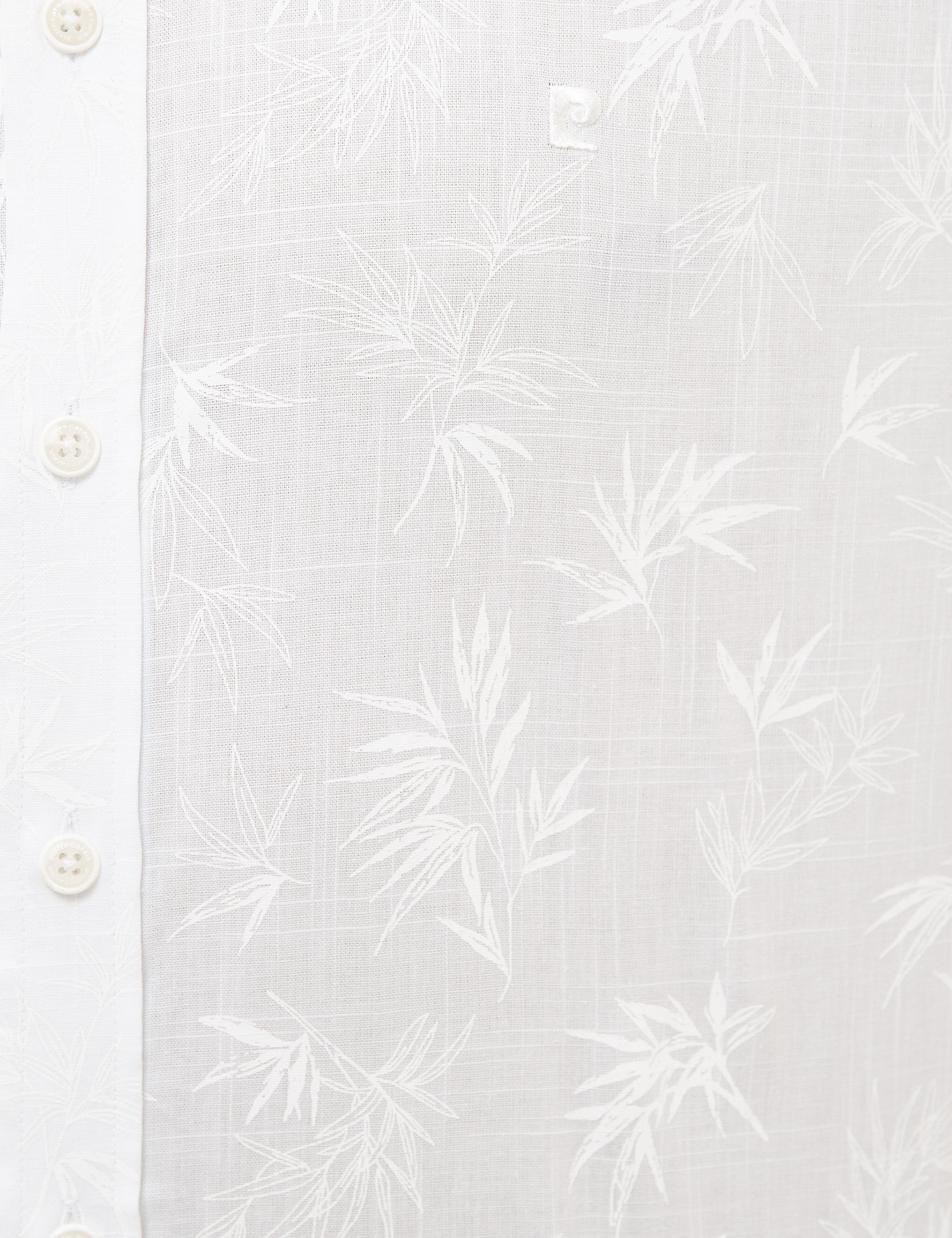 Beyaz Regular Fit Kısa Kollu Gömlek