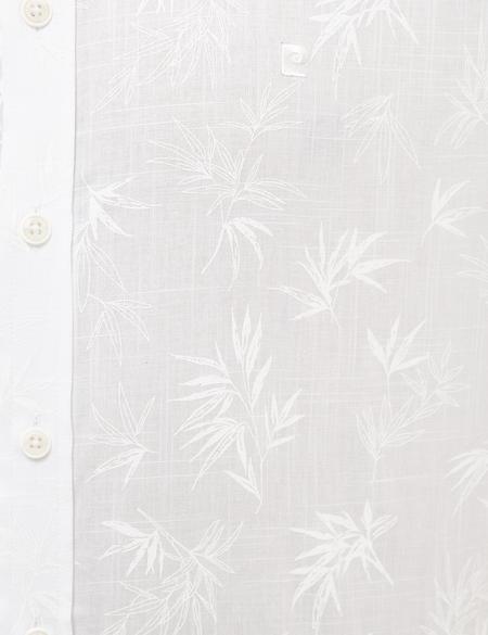 Beyaz Regular Fit Kısa Kollu Gömlek - 50227439006