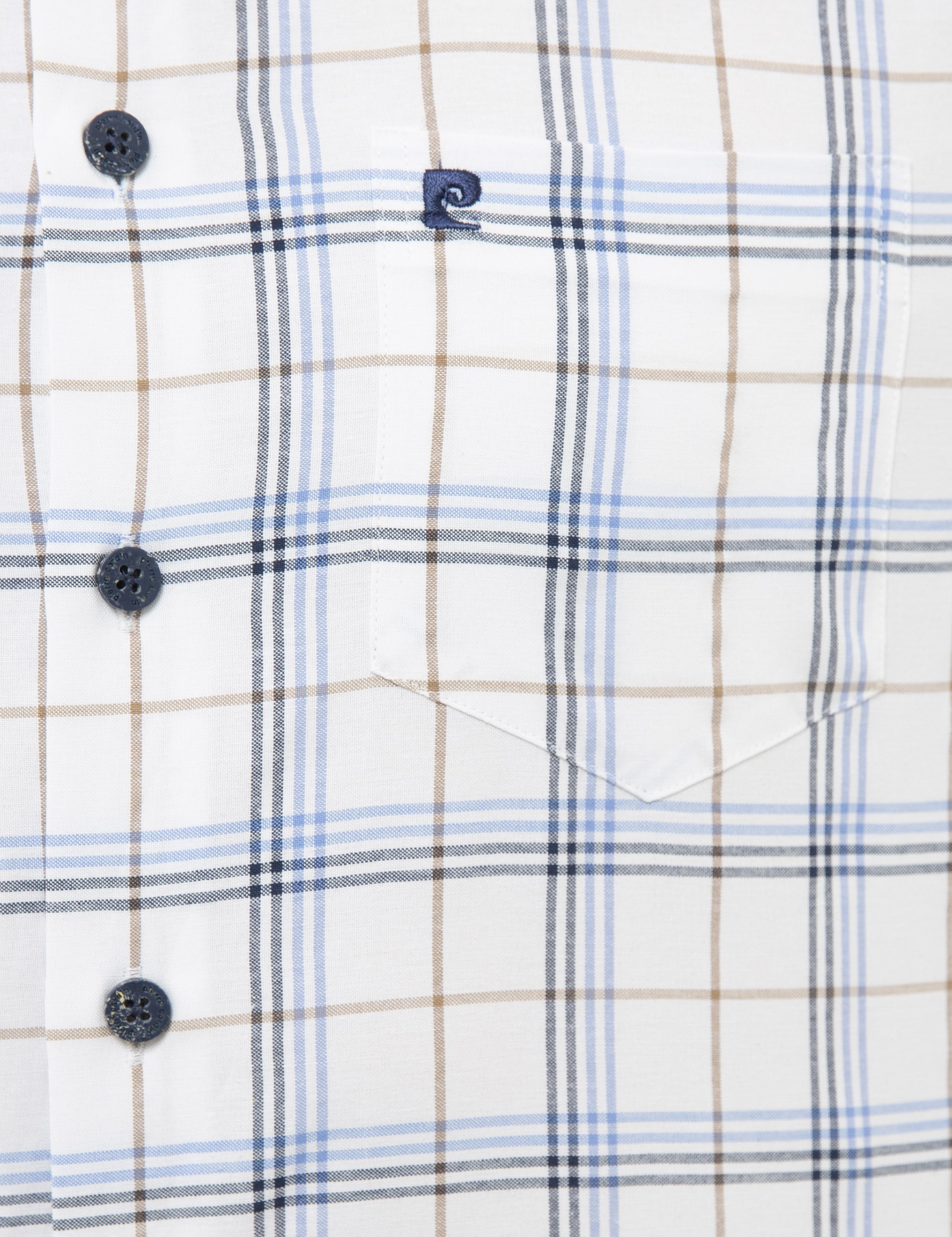 Lacivert Regular Fit Kısa Kollu Gömlek