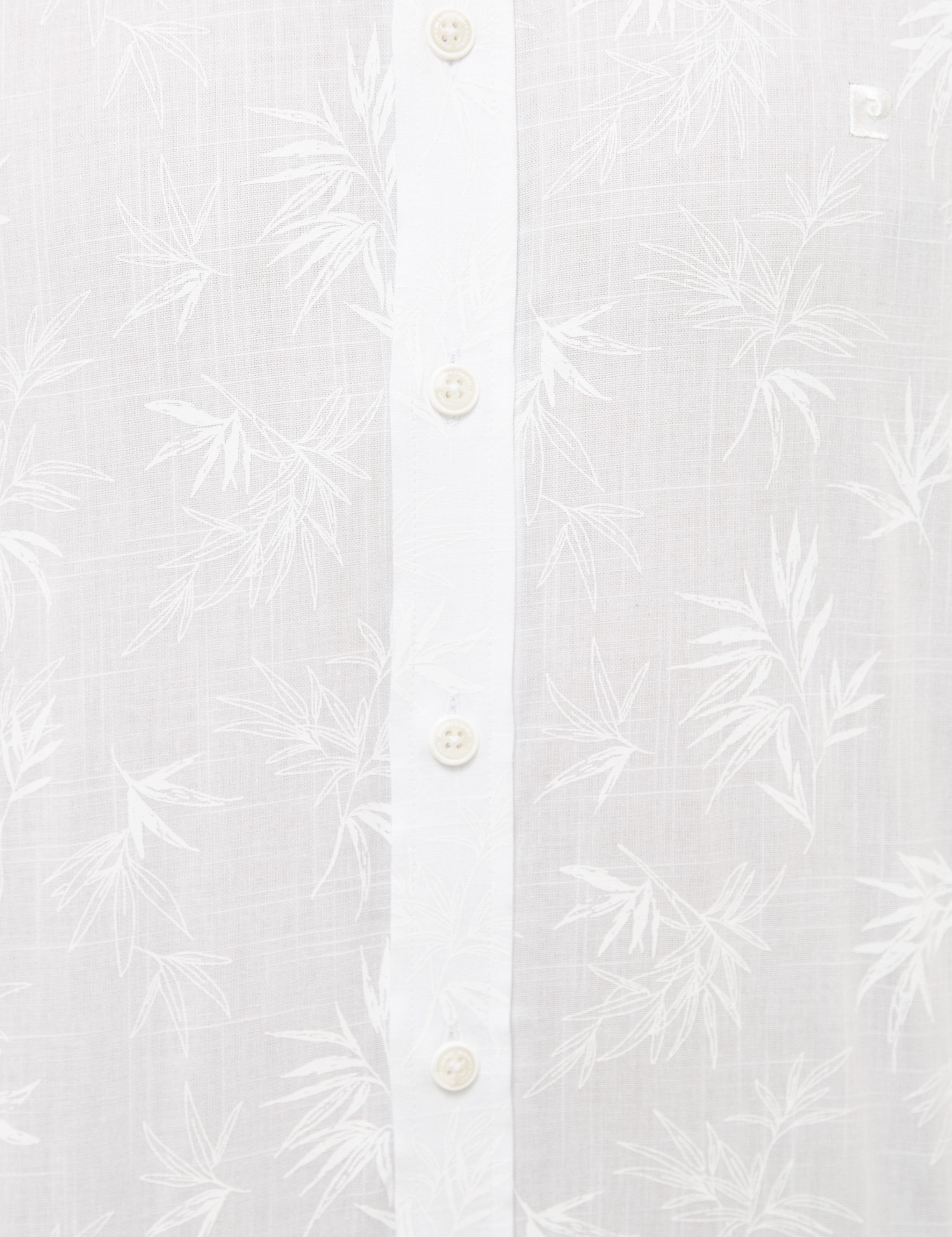 Beyaz Regular Fit Kısa Kollu Gömlek