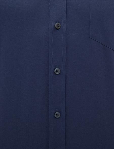 Lacivert Regular Fit Kısa Kollu Gömlek - 50228346010