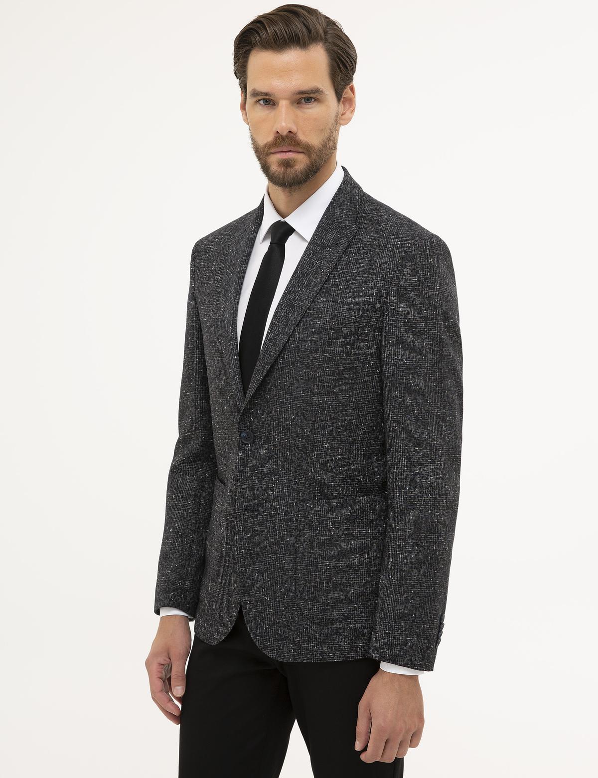 Lacivert Slim Fit Ceket - 50228645071