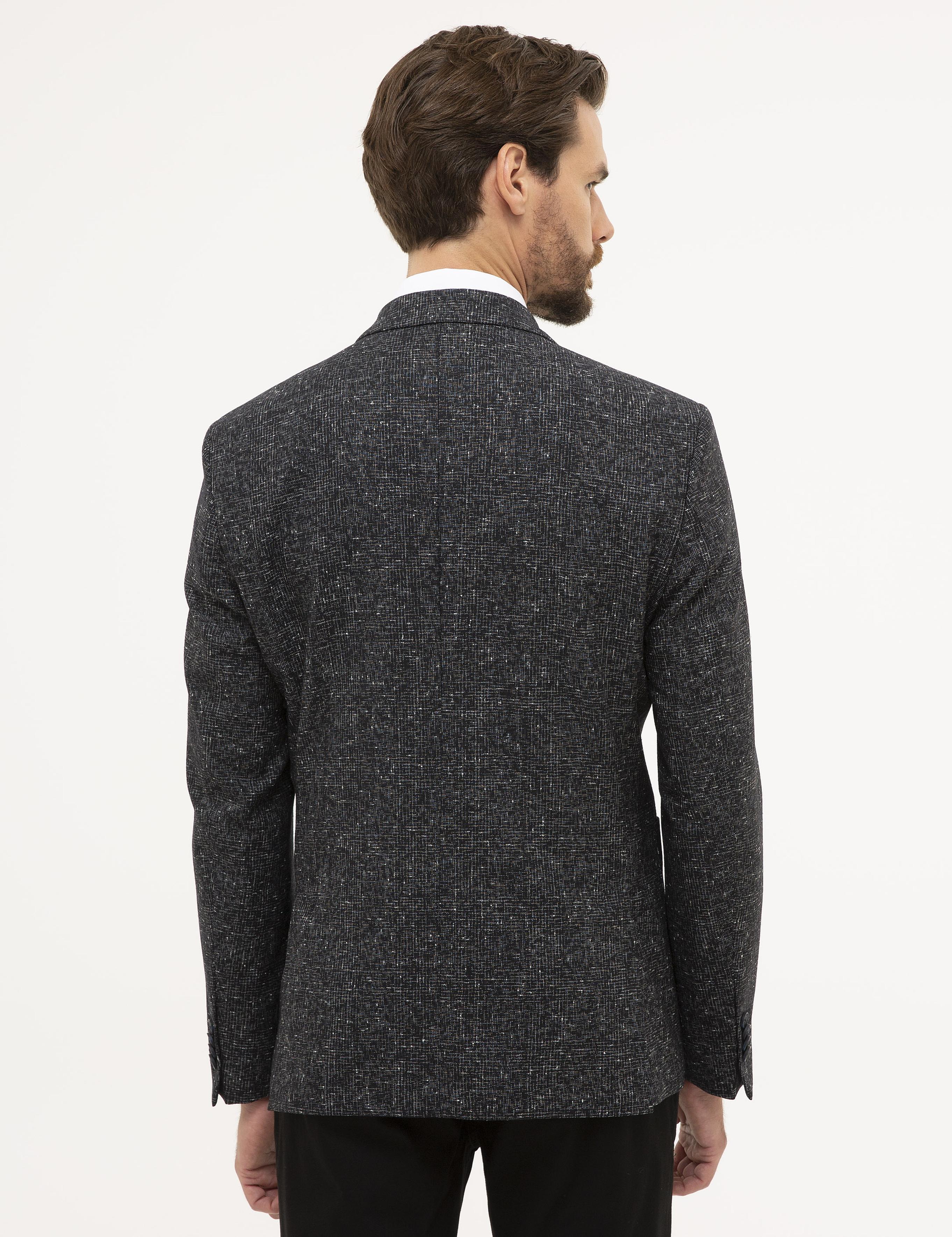 Lacivert Slim Fit Ceket