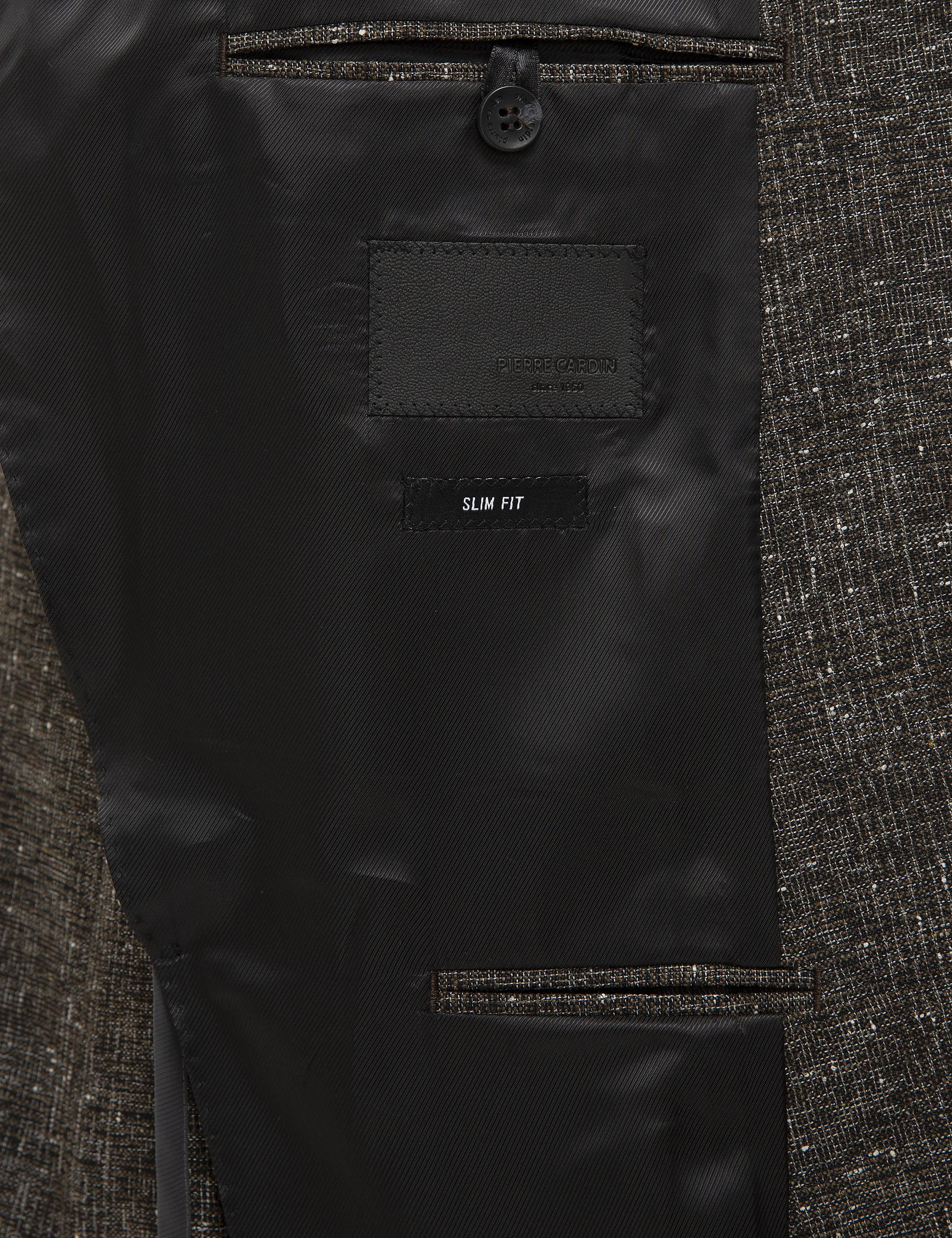 Kahverengi Slim Fit Ceket