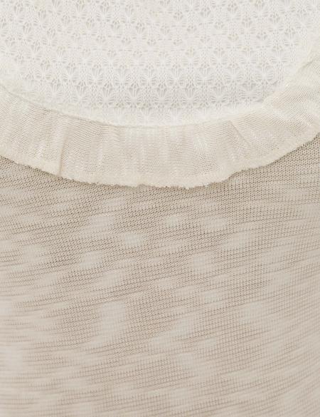 Ekru Şort Pijama Takım - 50234424002