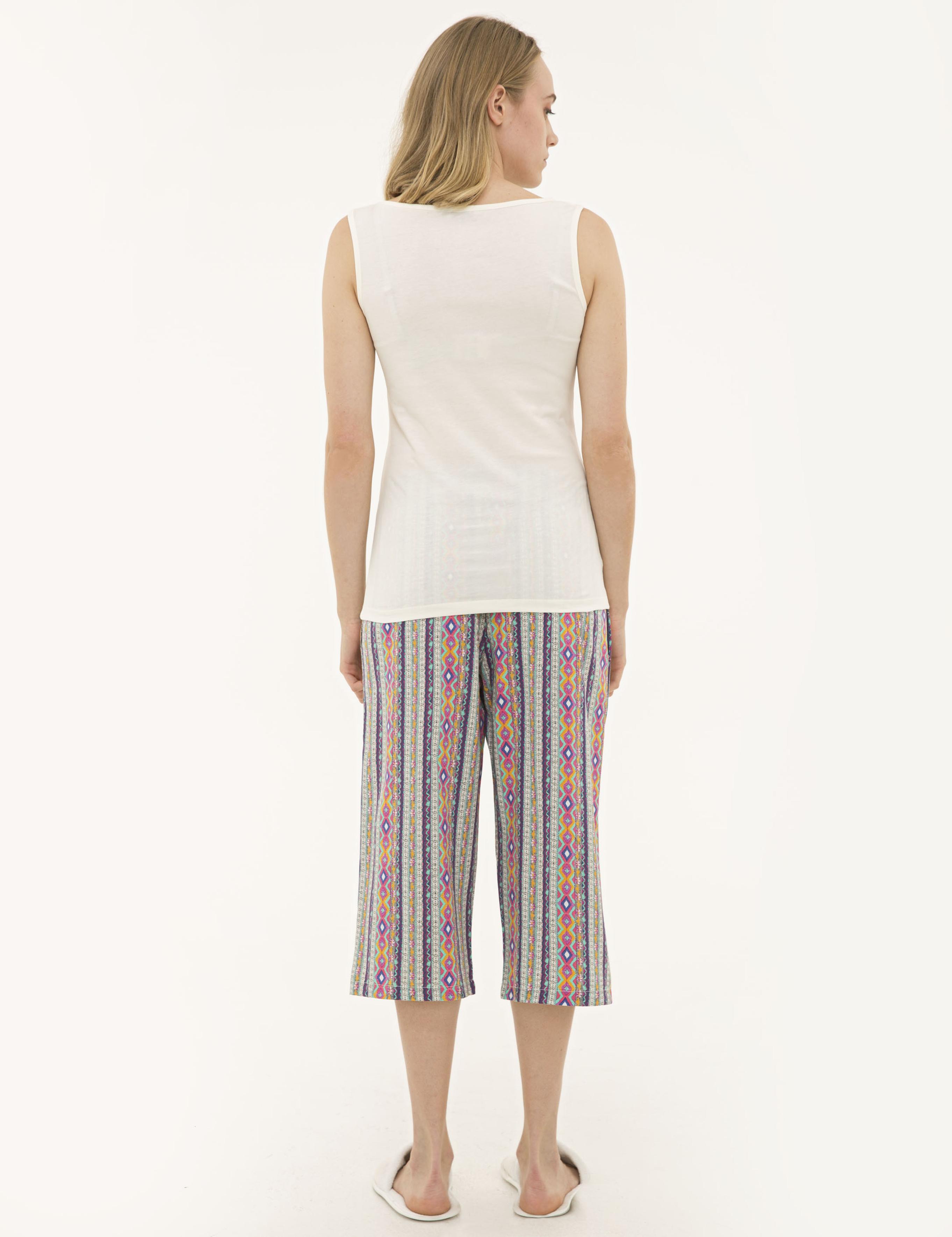 Ekru Pijama Takımı