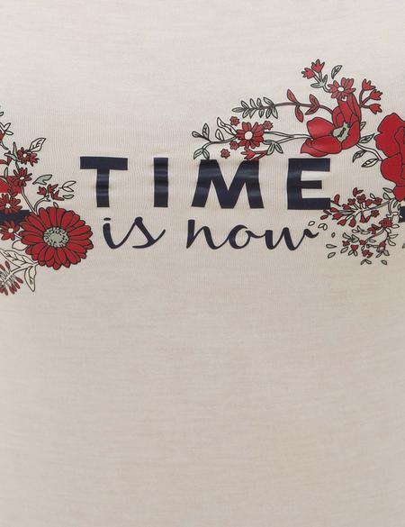 Ekru Şort Pijama Takım - 50234423001