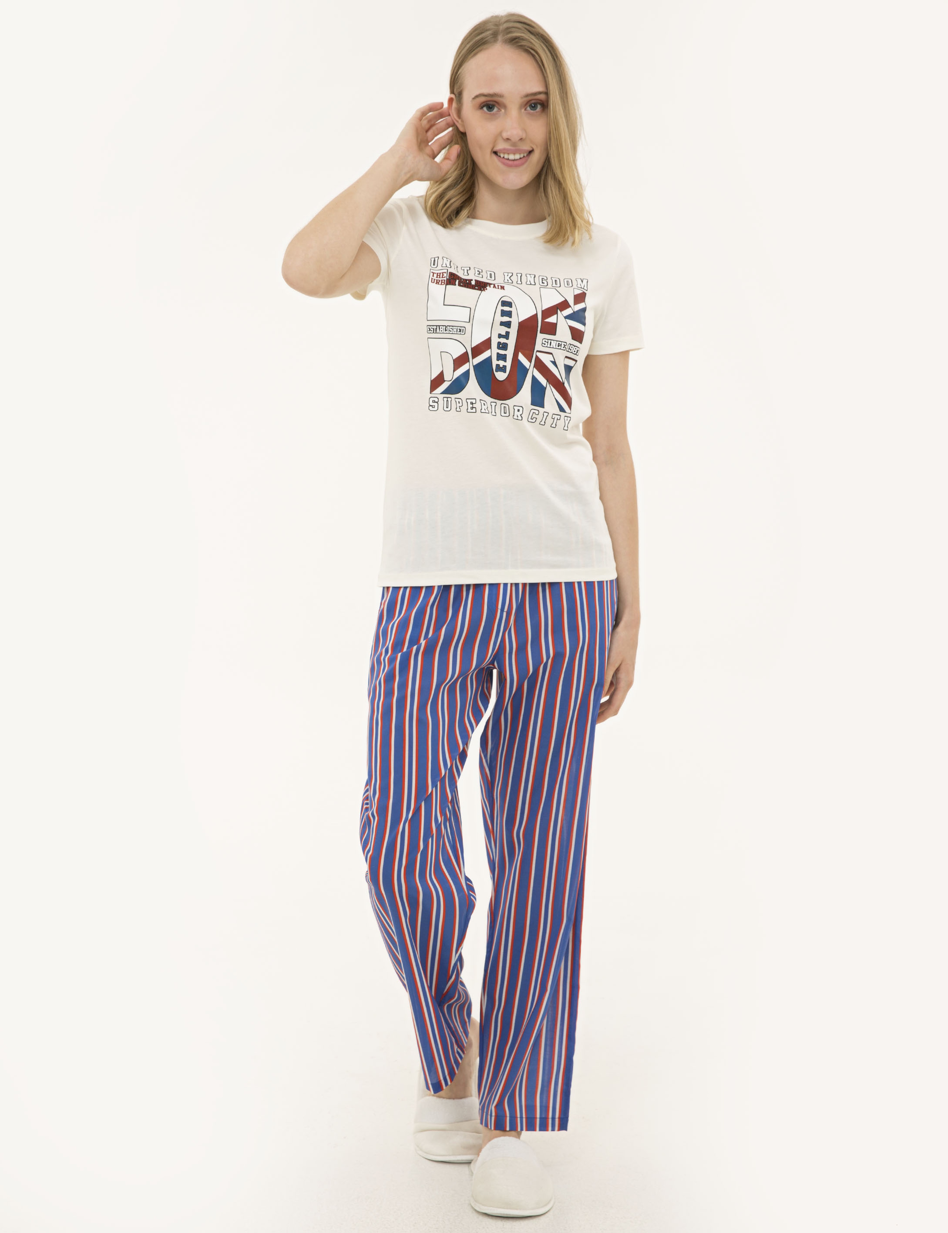 Ekru Pijama Takım - Image 3