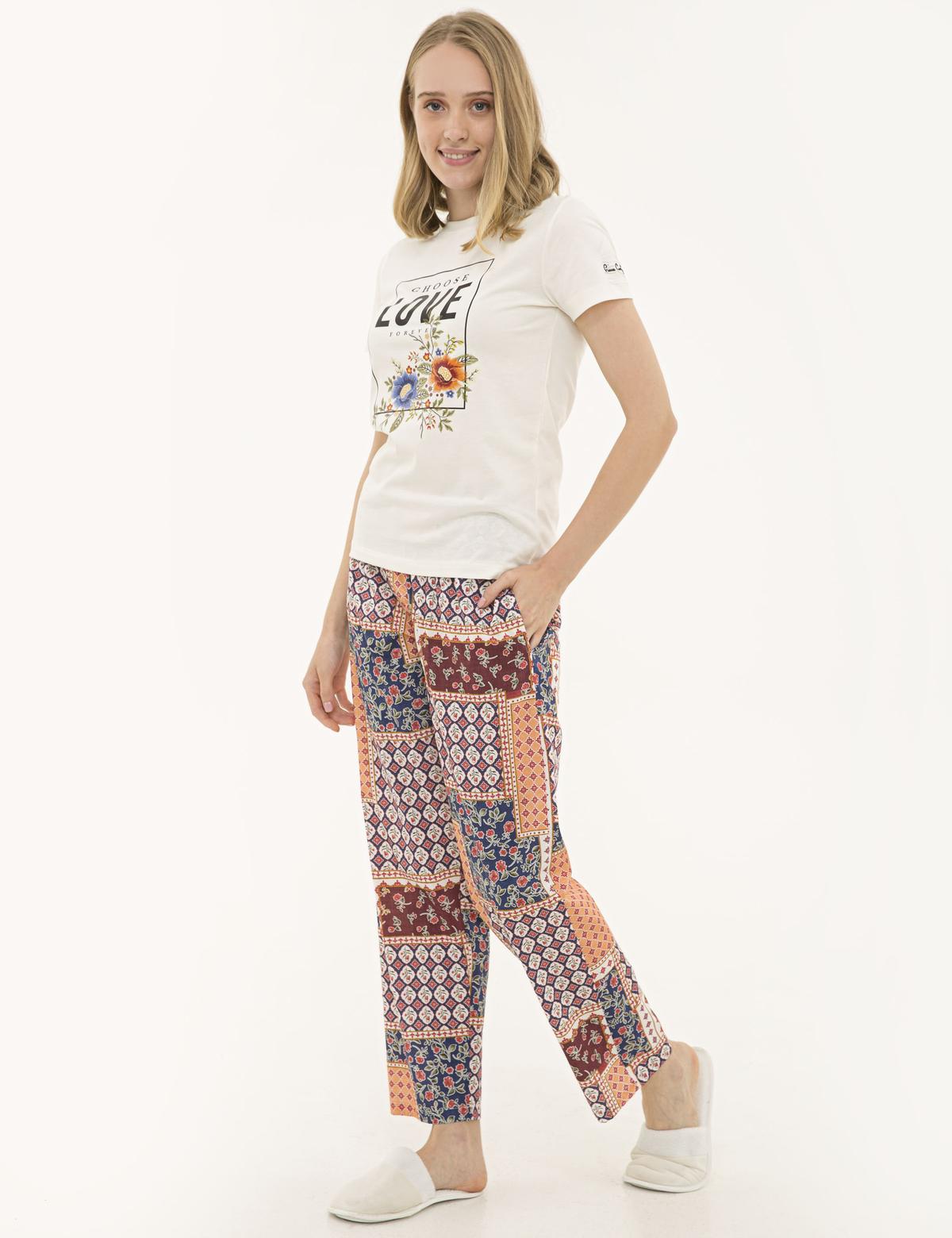 Ekru Pijama Takım - 50234440002