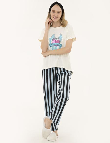 Ekru Pijama Takımı - 50234444001