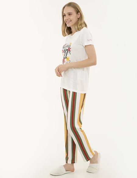 Ekru Pijama Takım - 50234447002