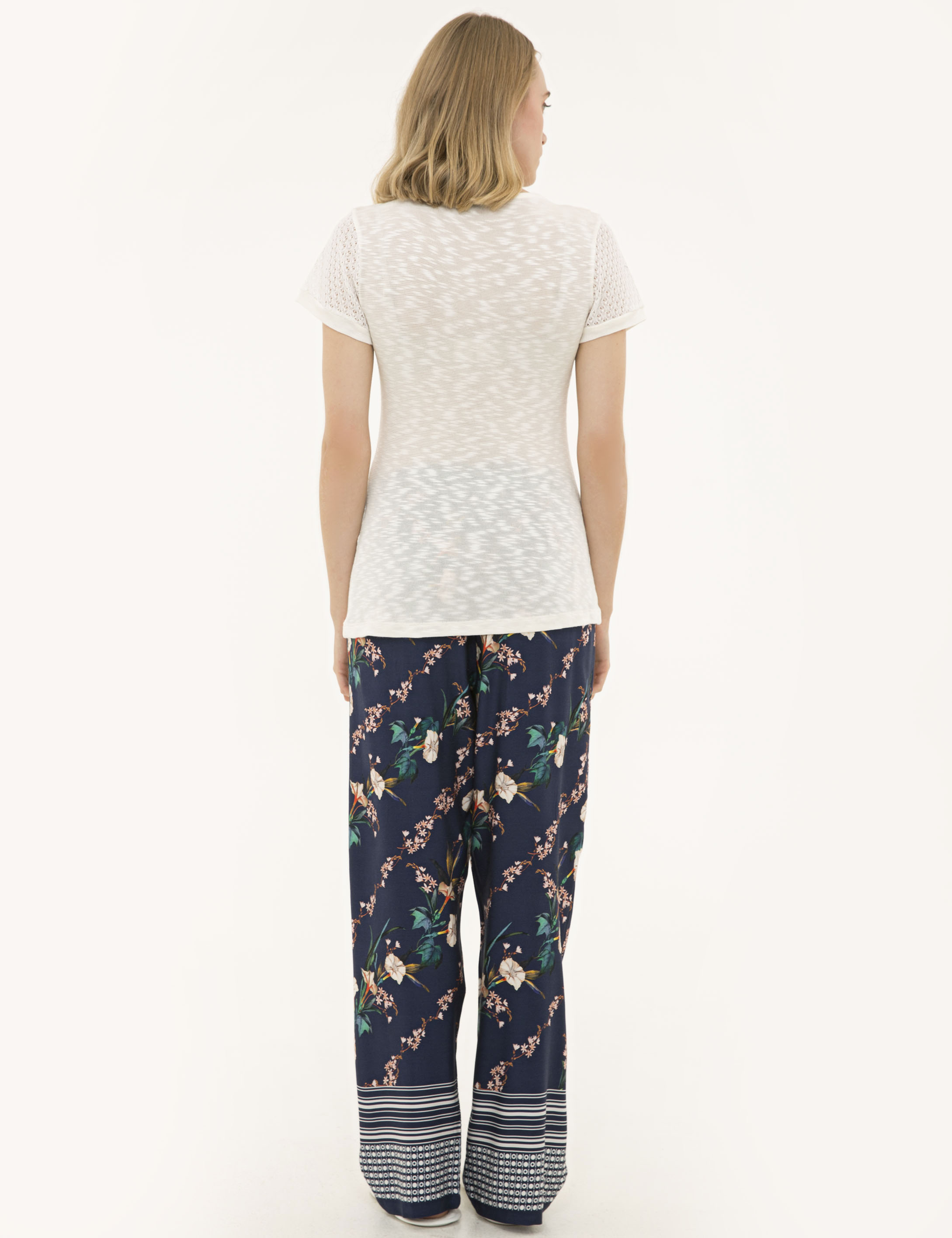 Ekru Pijama Takım