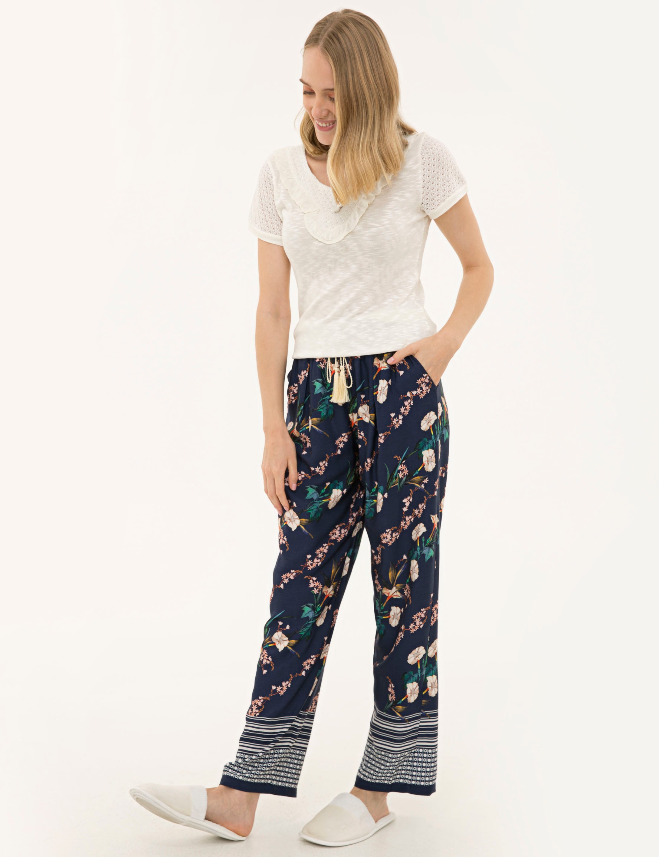 Ekru Pijama Takım
