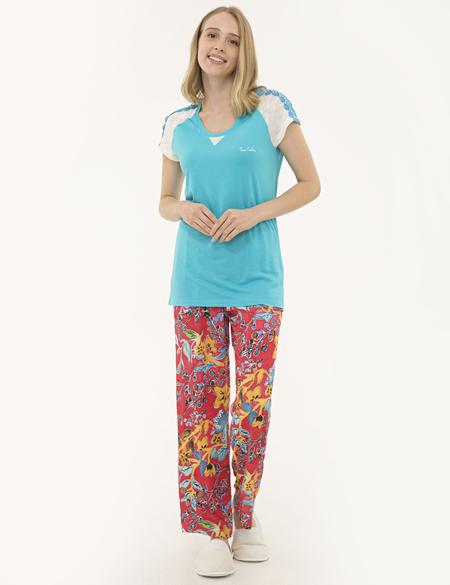 Turkuaz Pijama Takımı - 50234462001