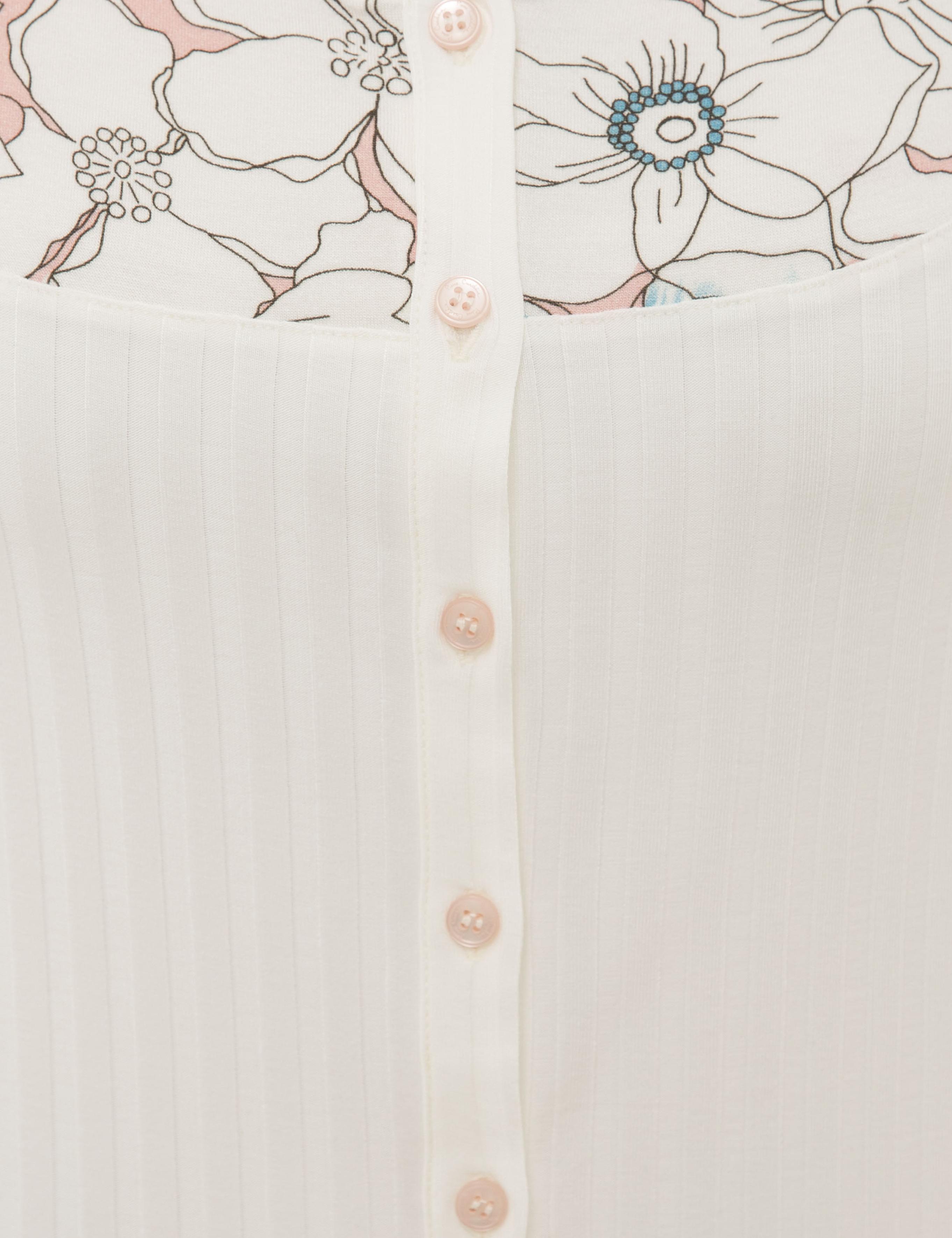 Ekru Pijama Takımı