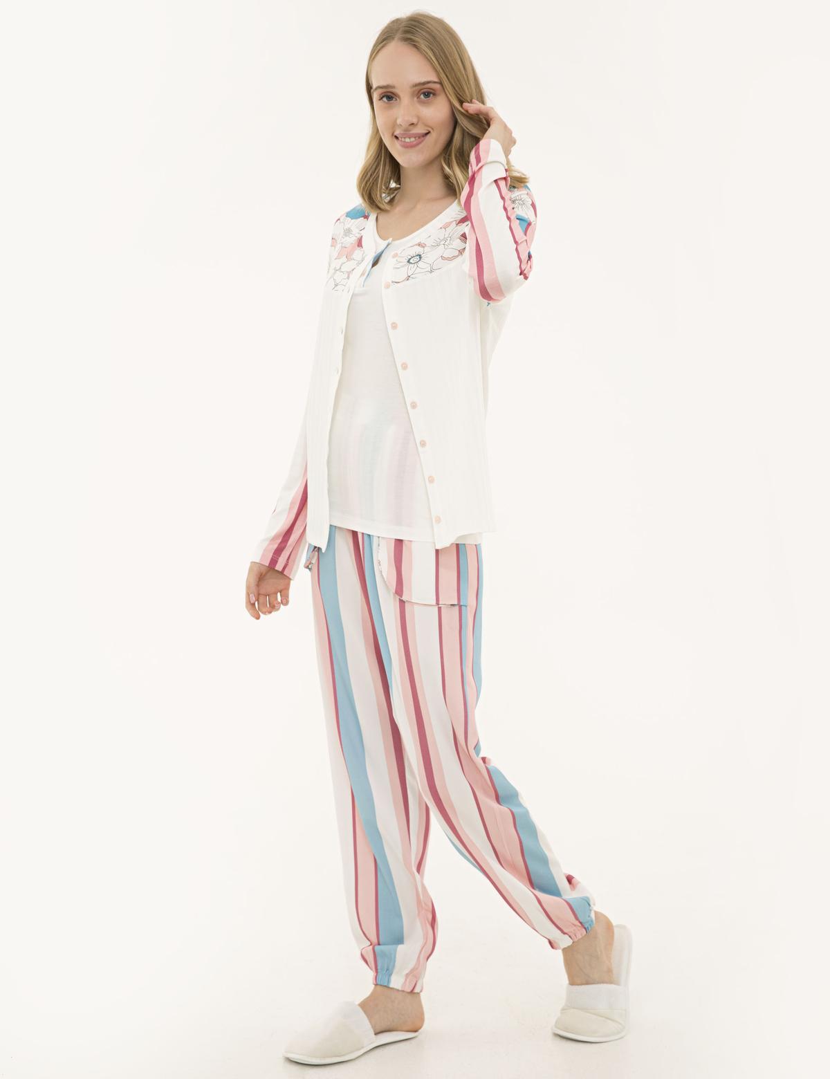 Ekru Pijama Takımı - 50234476002