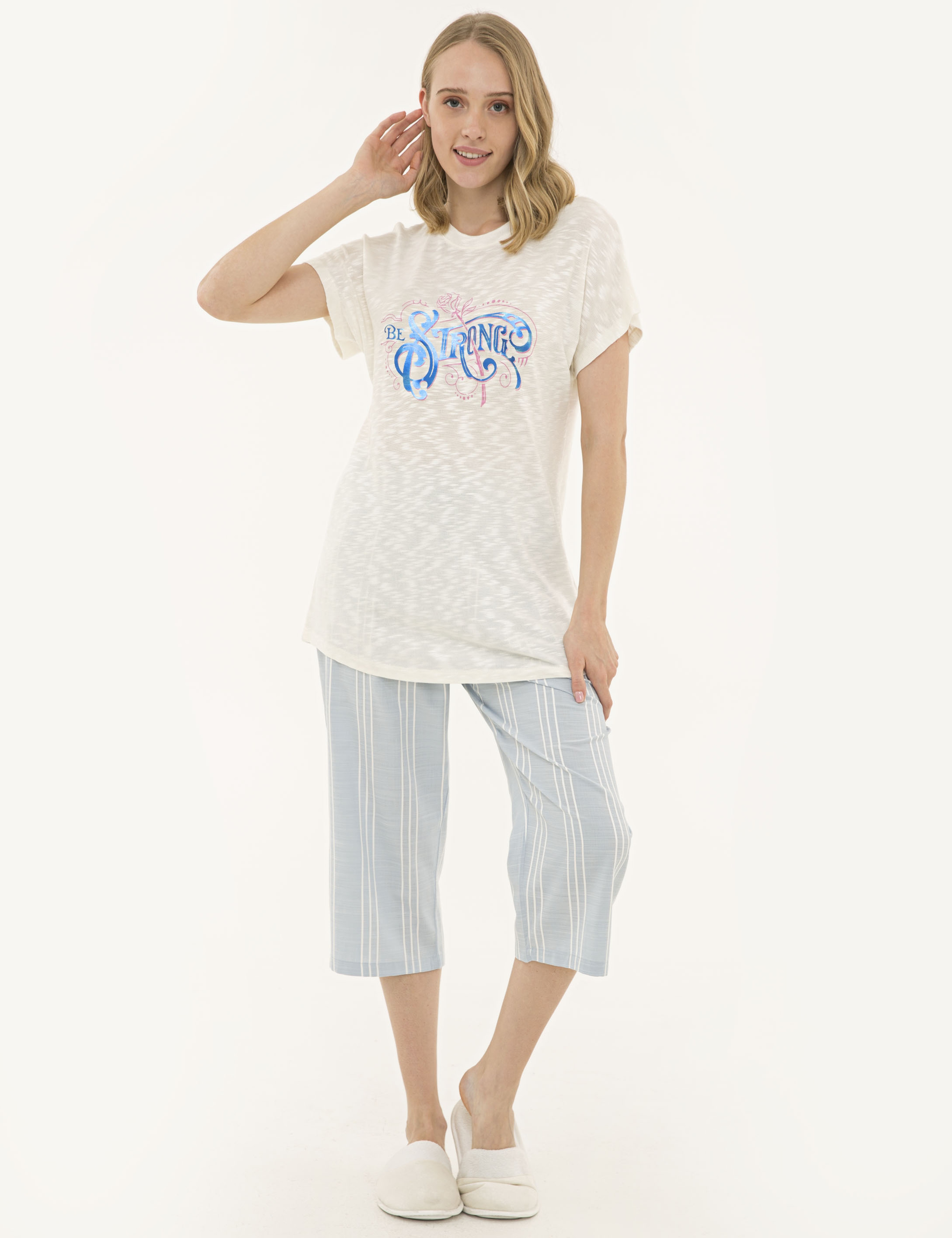 Mavi Pijama Takım - Image 3