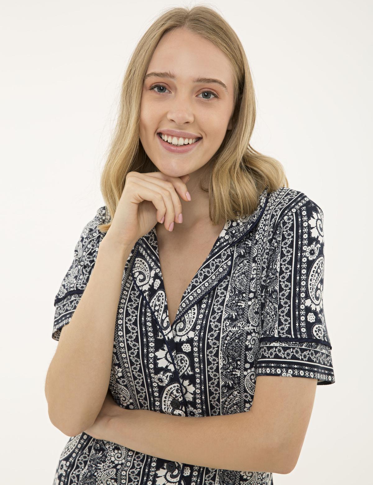 Lacivert Pijama Takımı - 50234533003