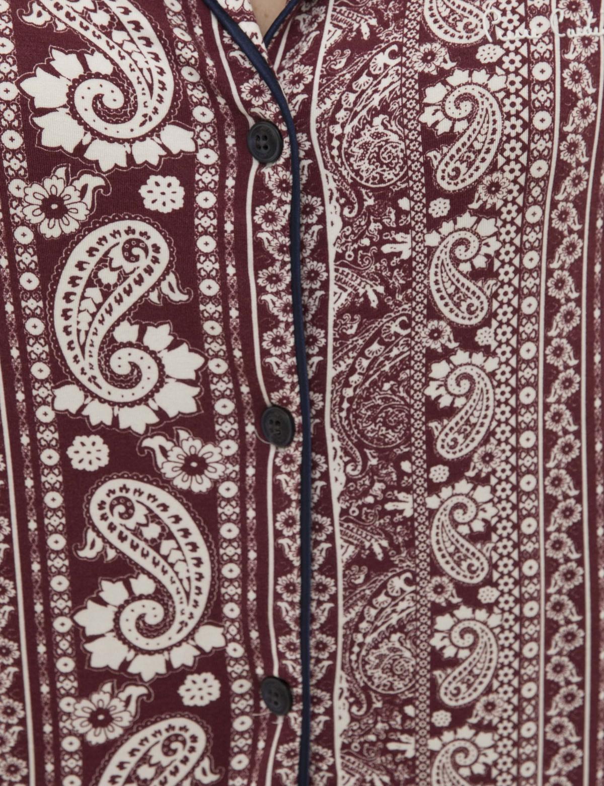 Bordo Pijama Takım - 50234533007