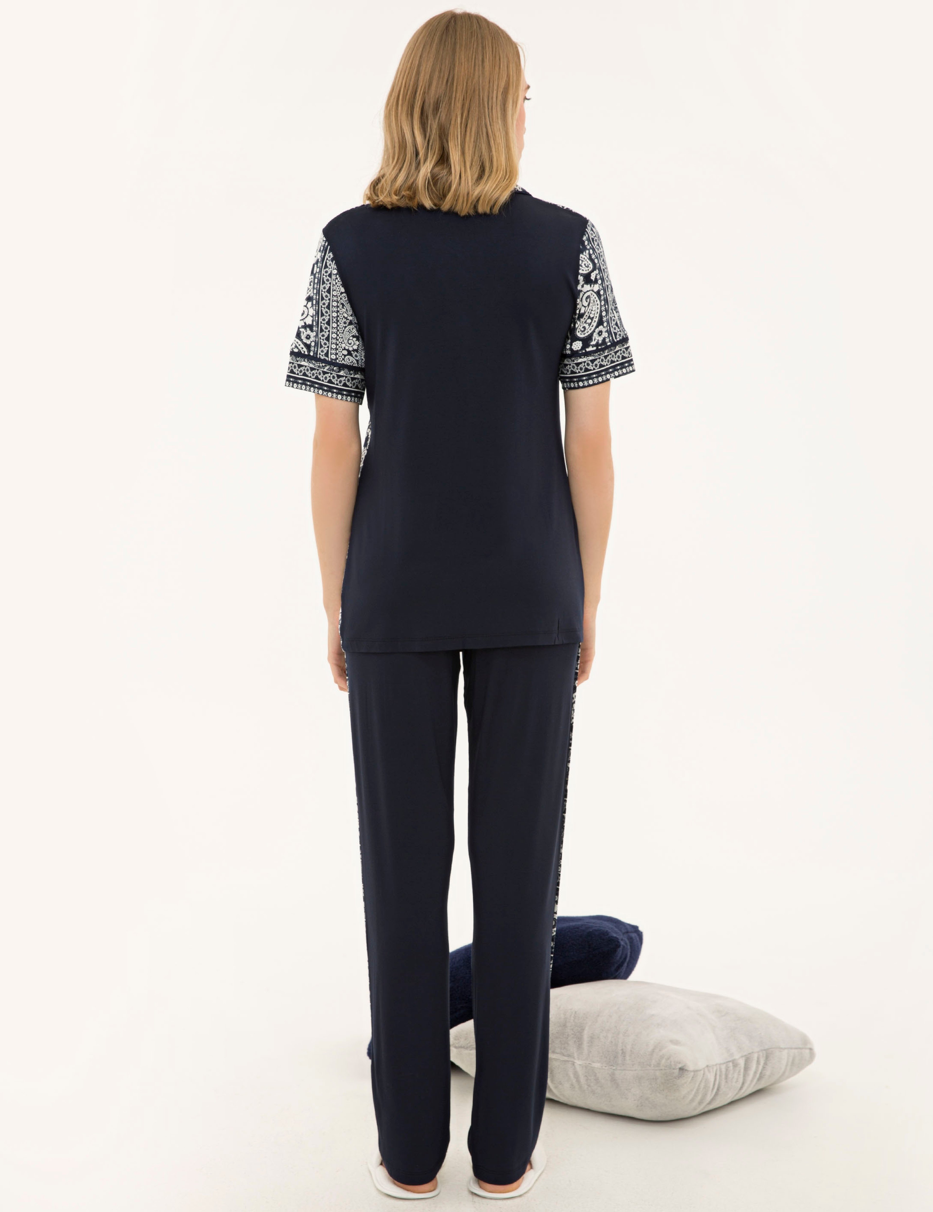 Lacivert Pijama Takımı - Image 4
