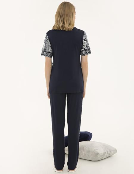 Lacivert Pijama Takımı - 50234533003