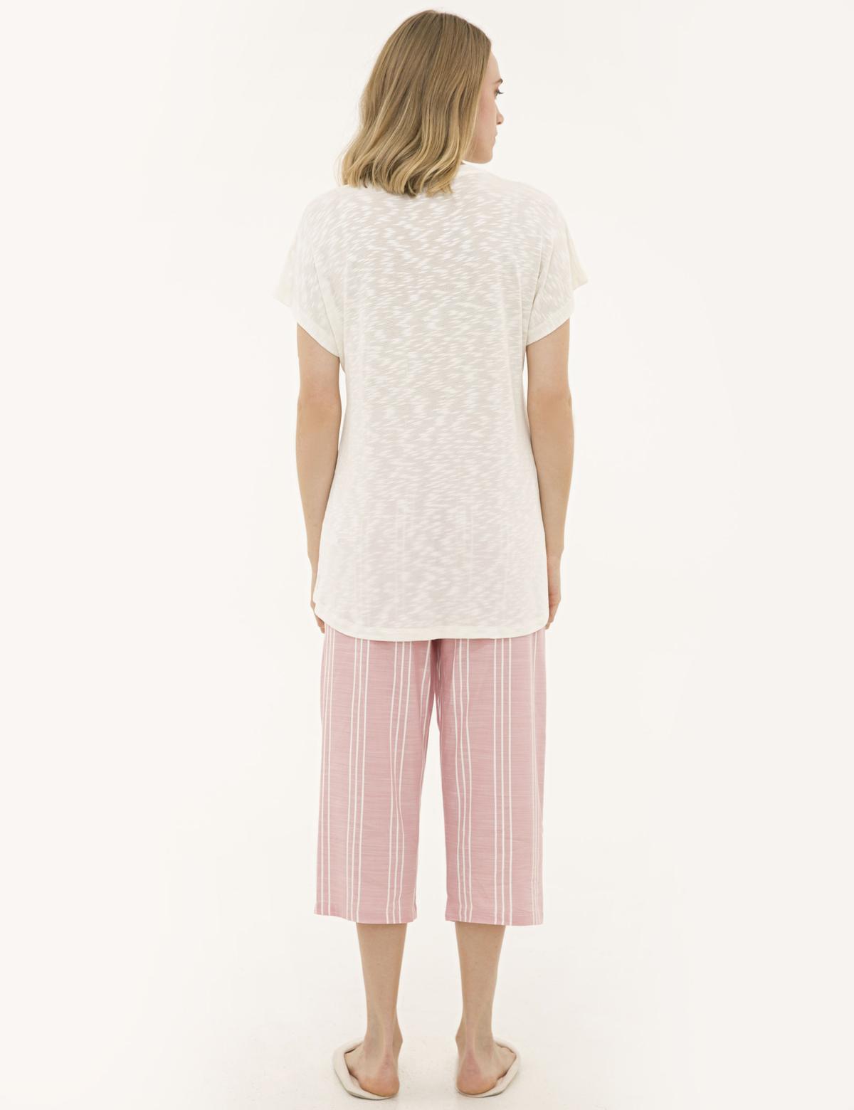 Pembe Kapri Pijama Takım - 50234531003