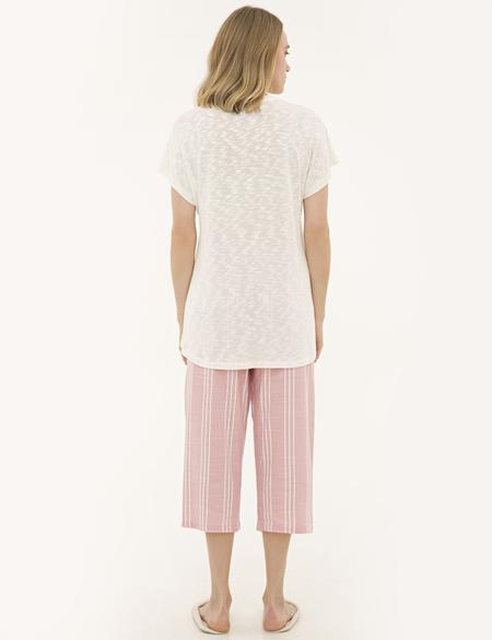 Pembe Kapri Pijama Takım - 50234531003