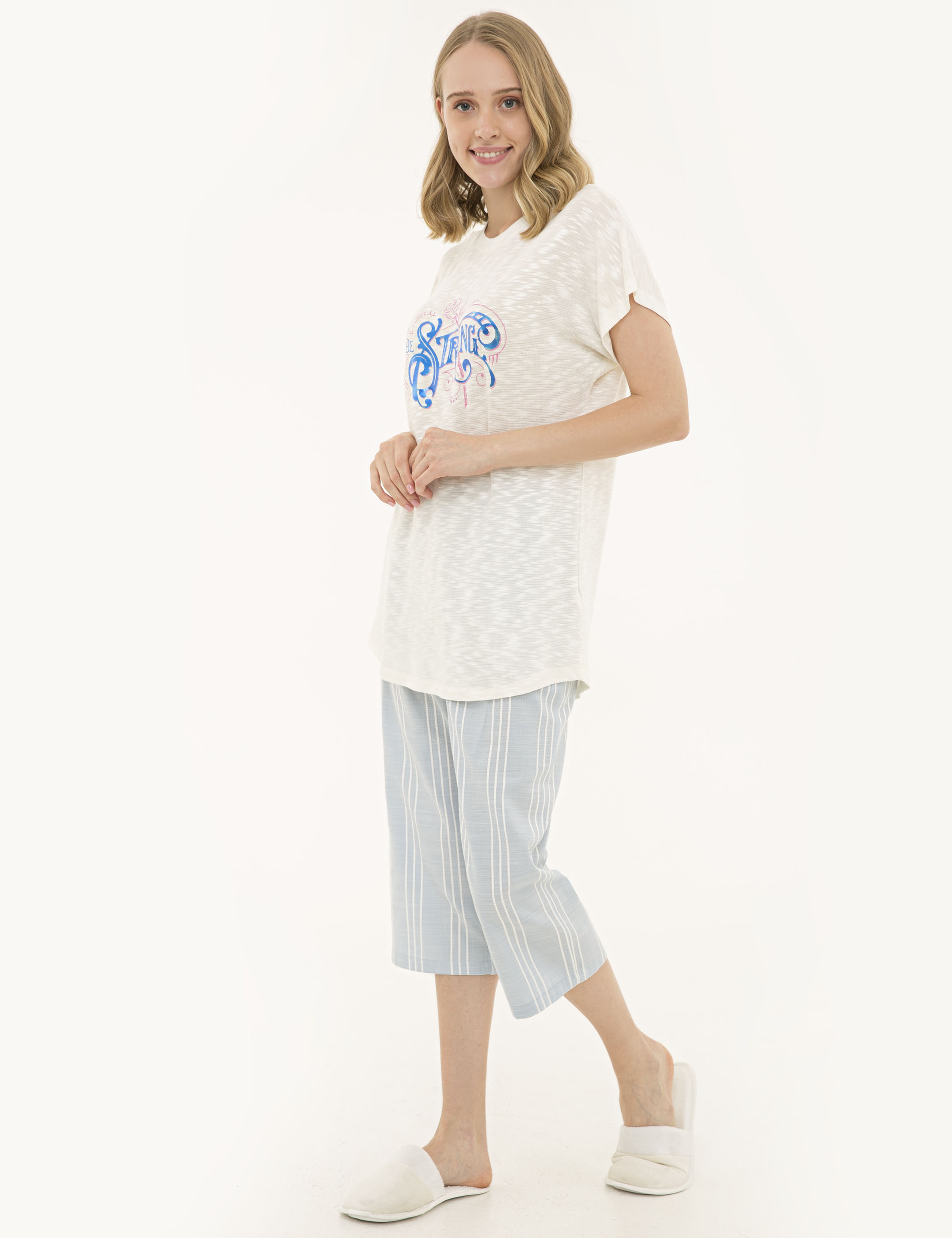 Mavi Pijama Takım - Image 4
