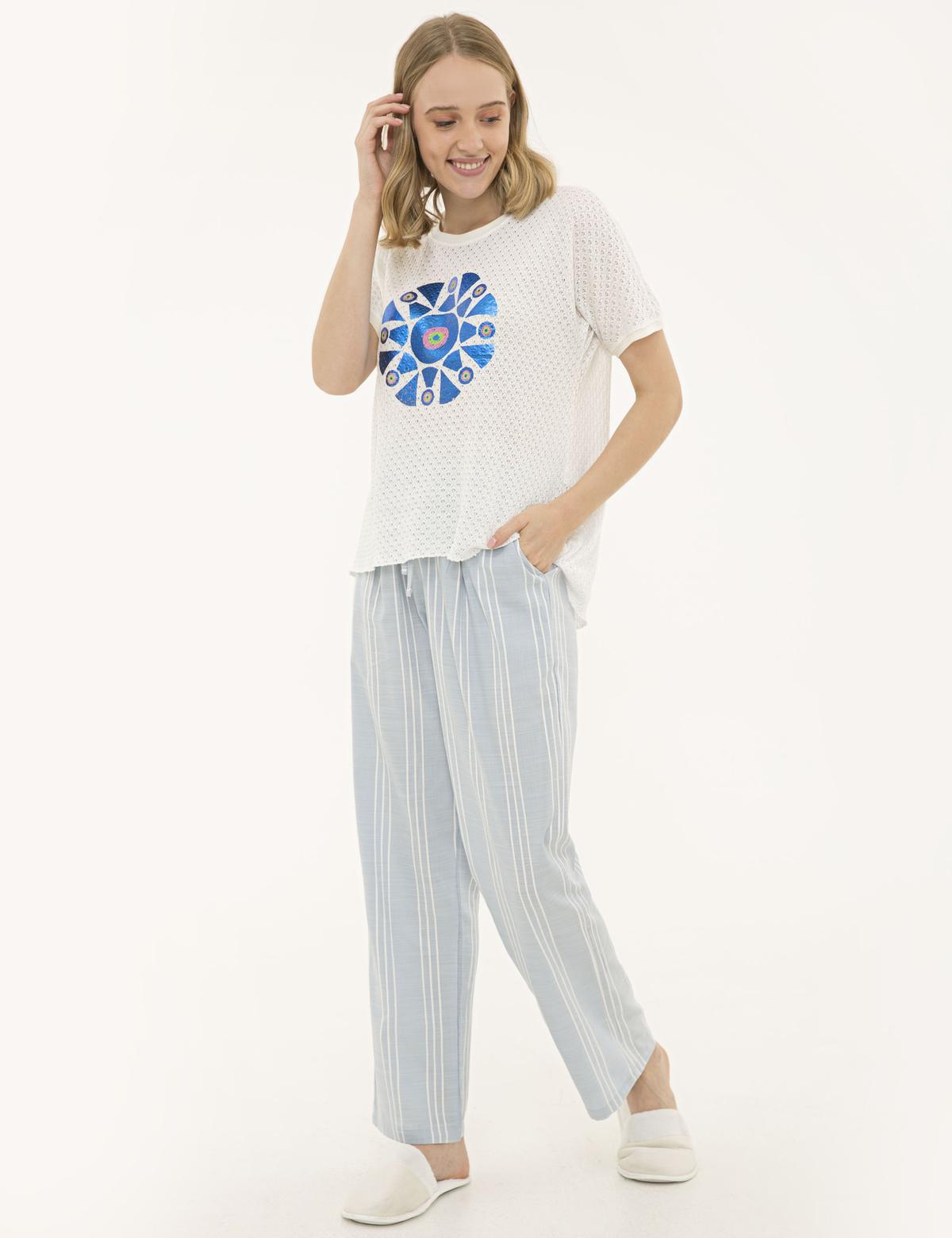 Mavi Pijama Takım - 50234534006