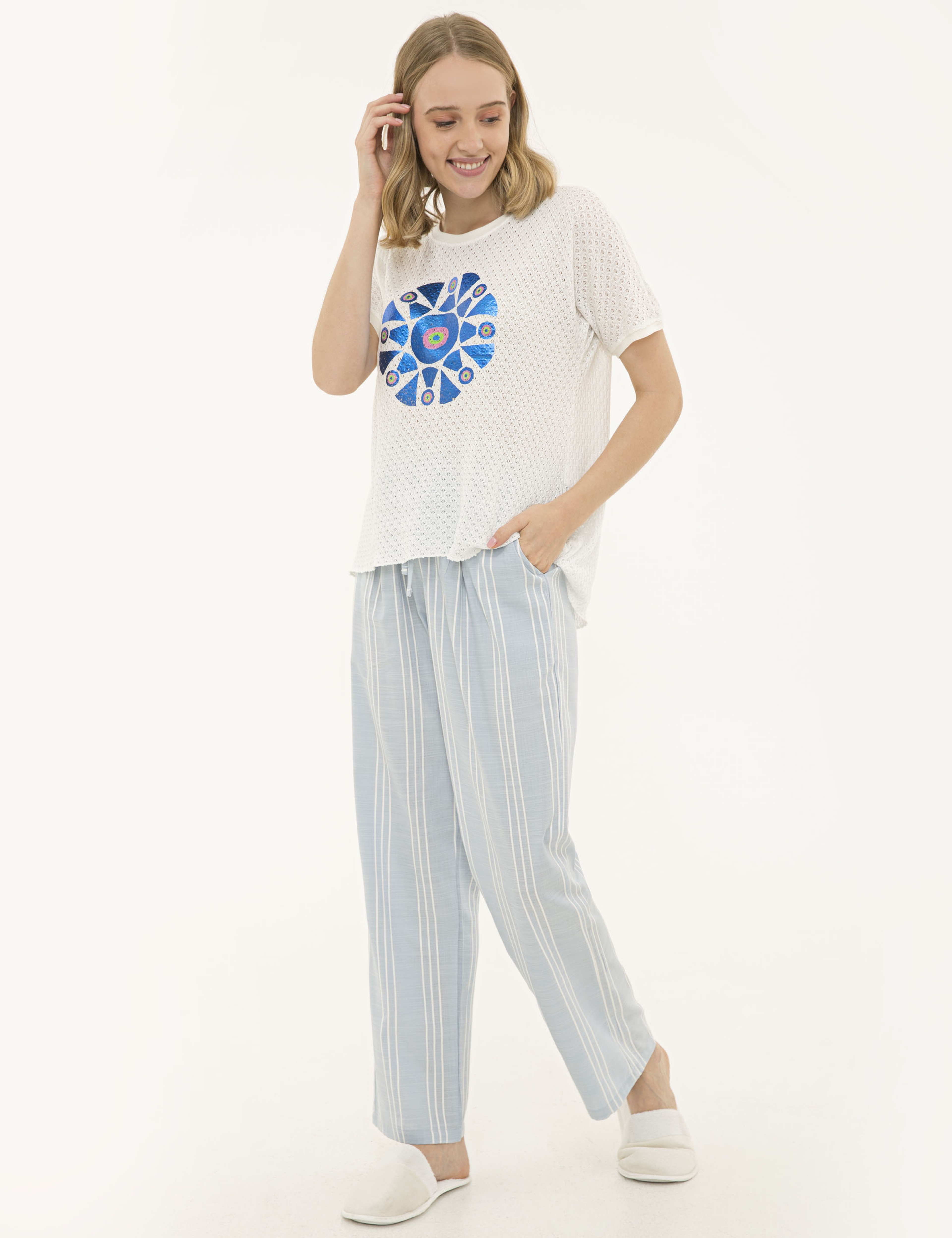 Mavi Pijama Takım