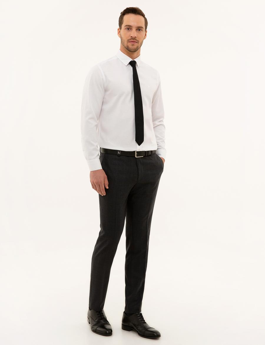 Lacivert Ex. Slim Fit Kumaş Pantolon