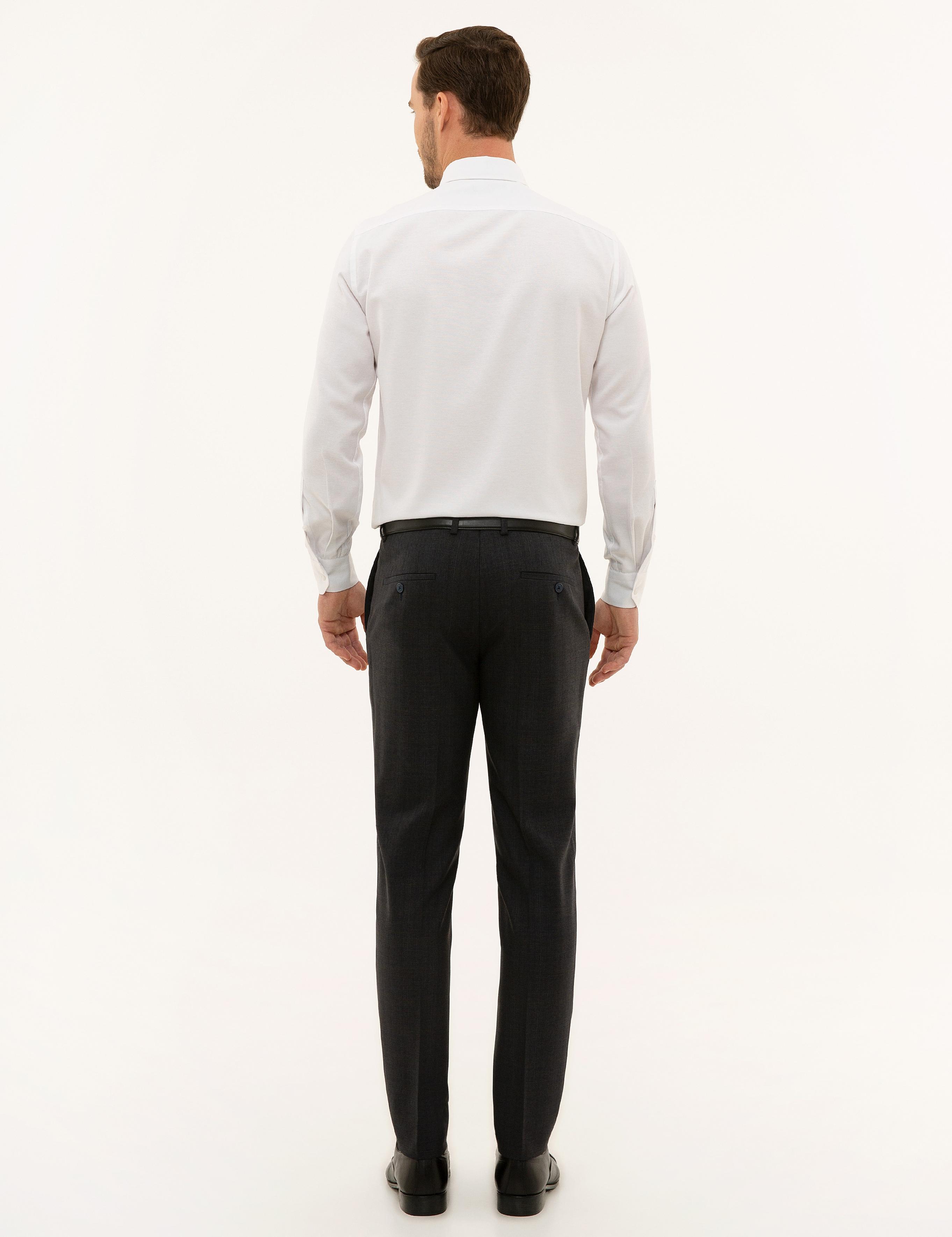 Lacivert Ex. Slim Fit Kumaş Pantolon