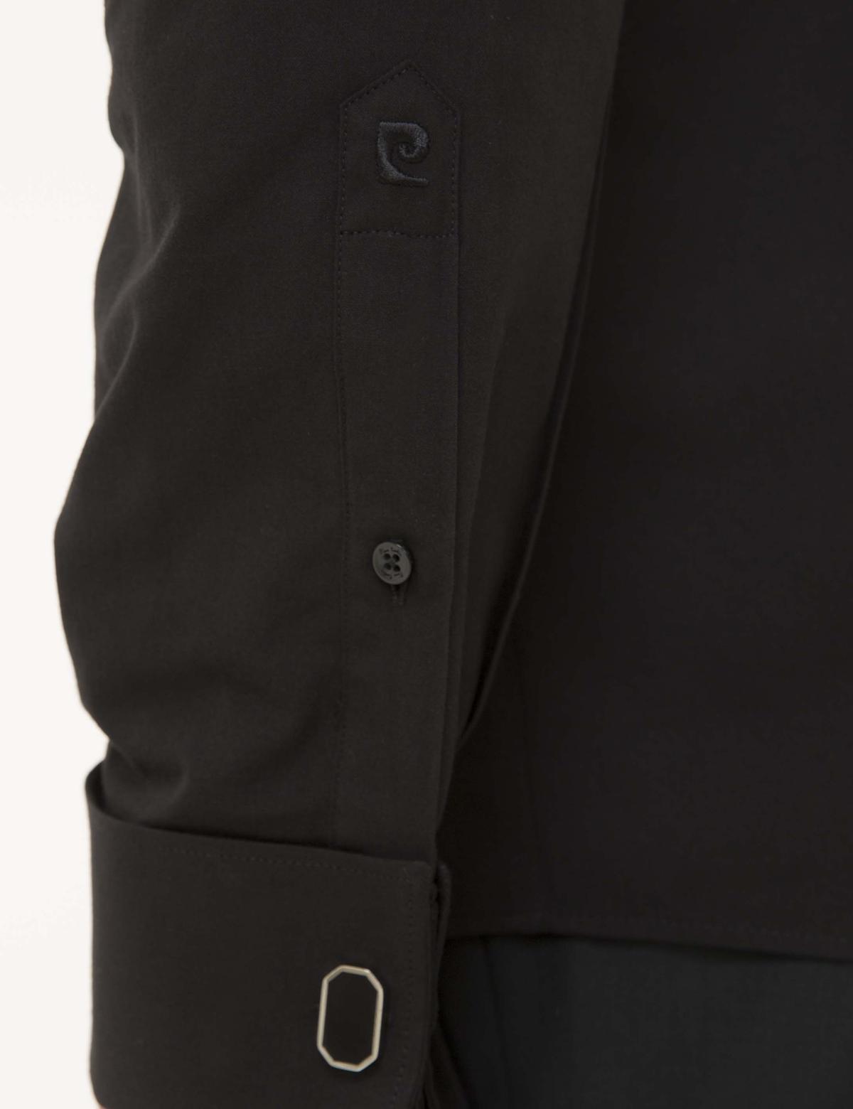 Siyah Slim Fit Smokin Gömlek - 50223125017