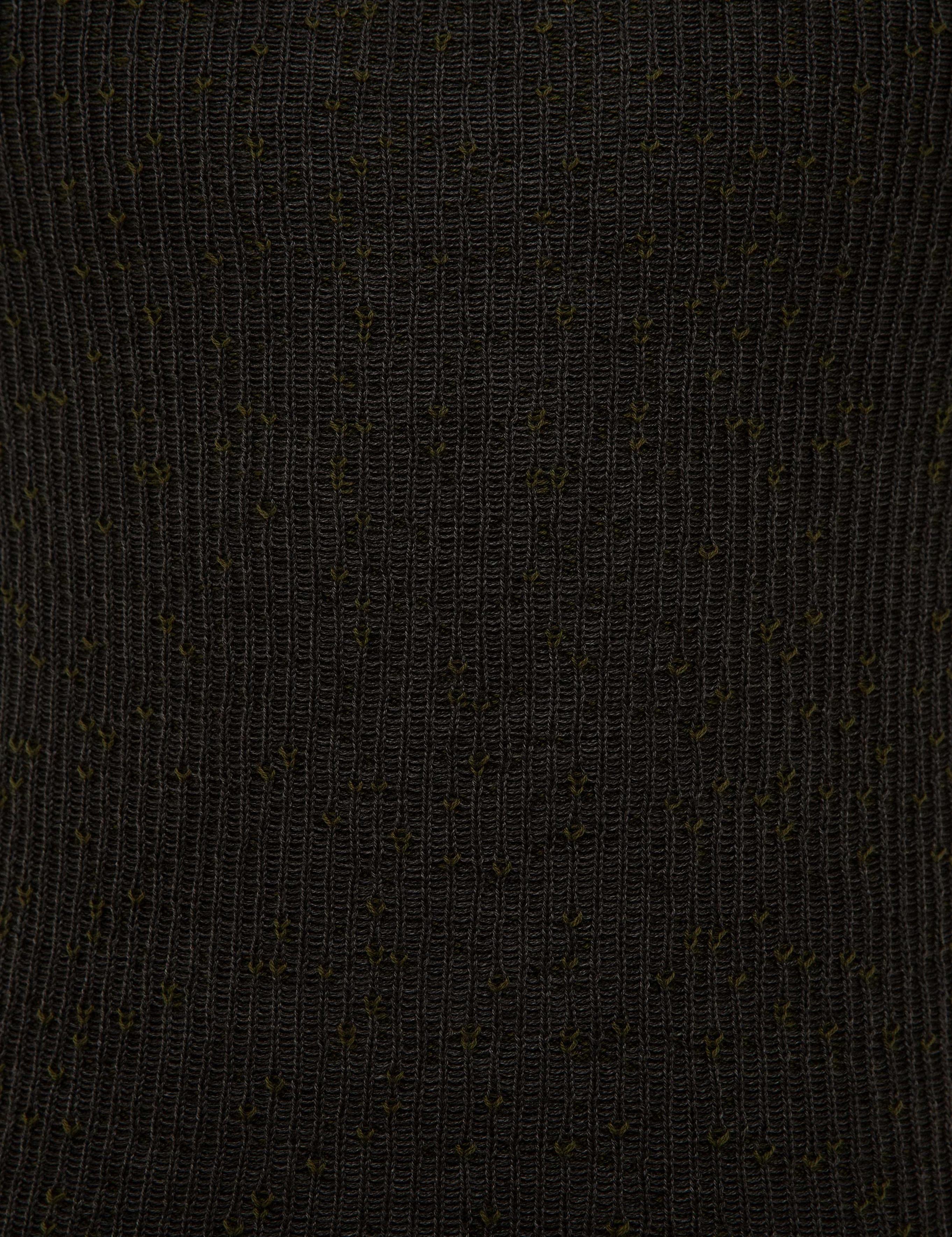 Antrasit Melanj Slim Fit Bisiklet Yaka Triko Kazak