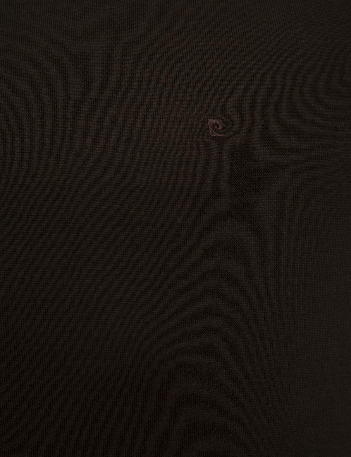 Kahverengi Slim Fit Tam Balıkçı Yaka Basic Triko Kazak - 50227093149