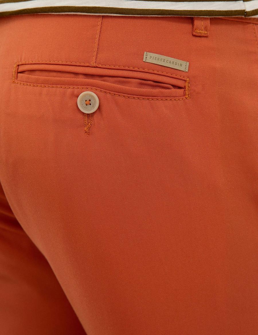 Turuncu Standart Fit Bermuda Şort