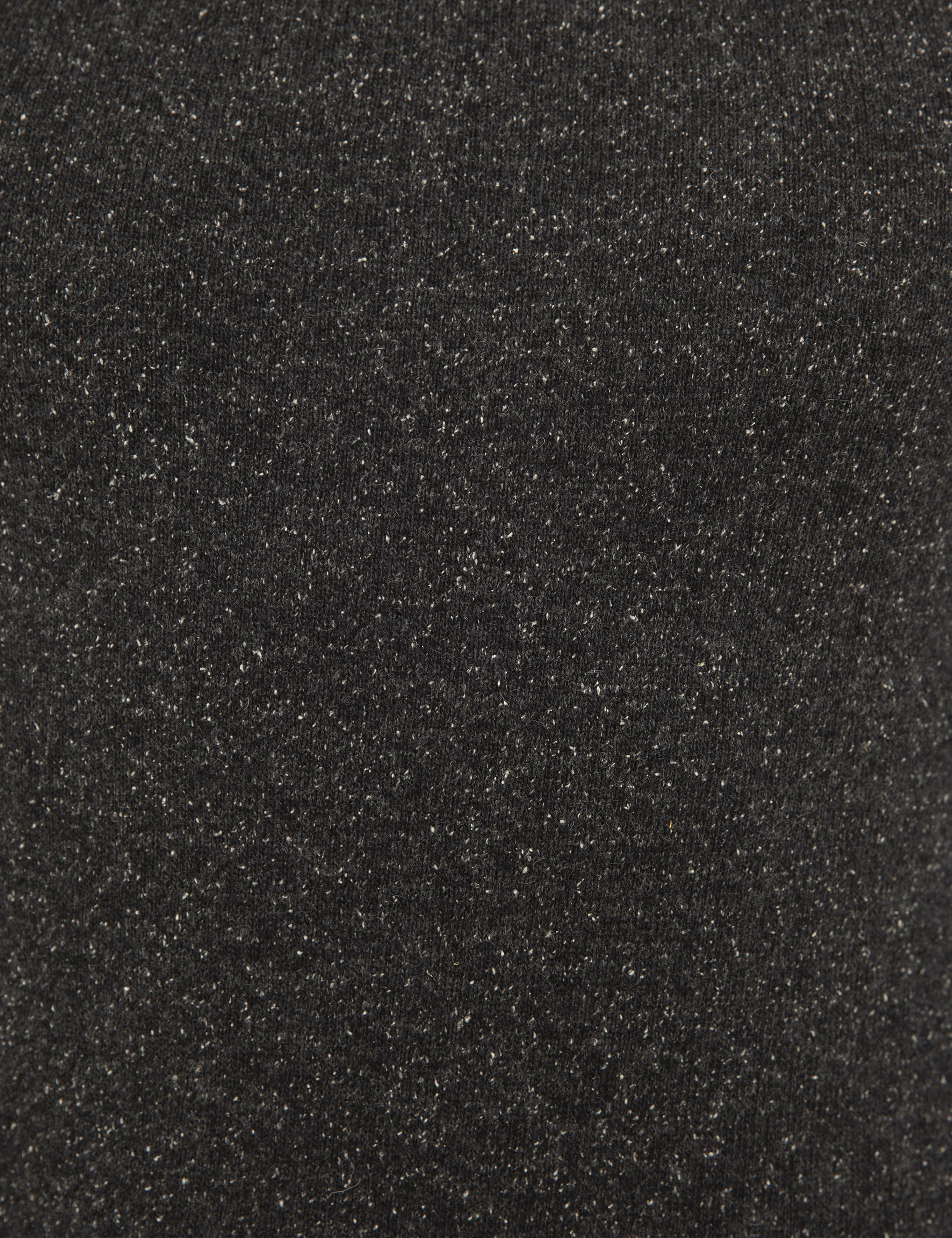 Füme Slim Fit Bisiklet Yaka Yün Karışımlı Triko Kazak